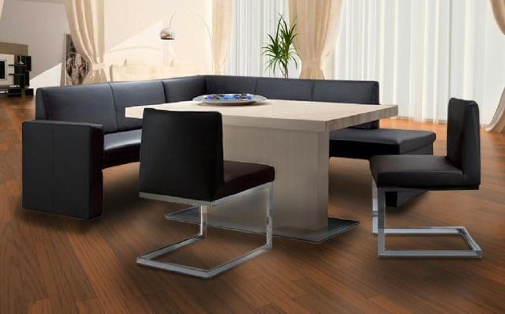 JVmoebel Eckbank Eckbank Leder Küchen Bank Sitzbank Lederbank Sofort (1
