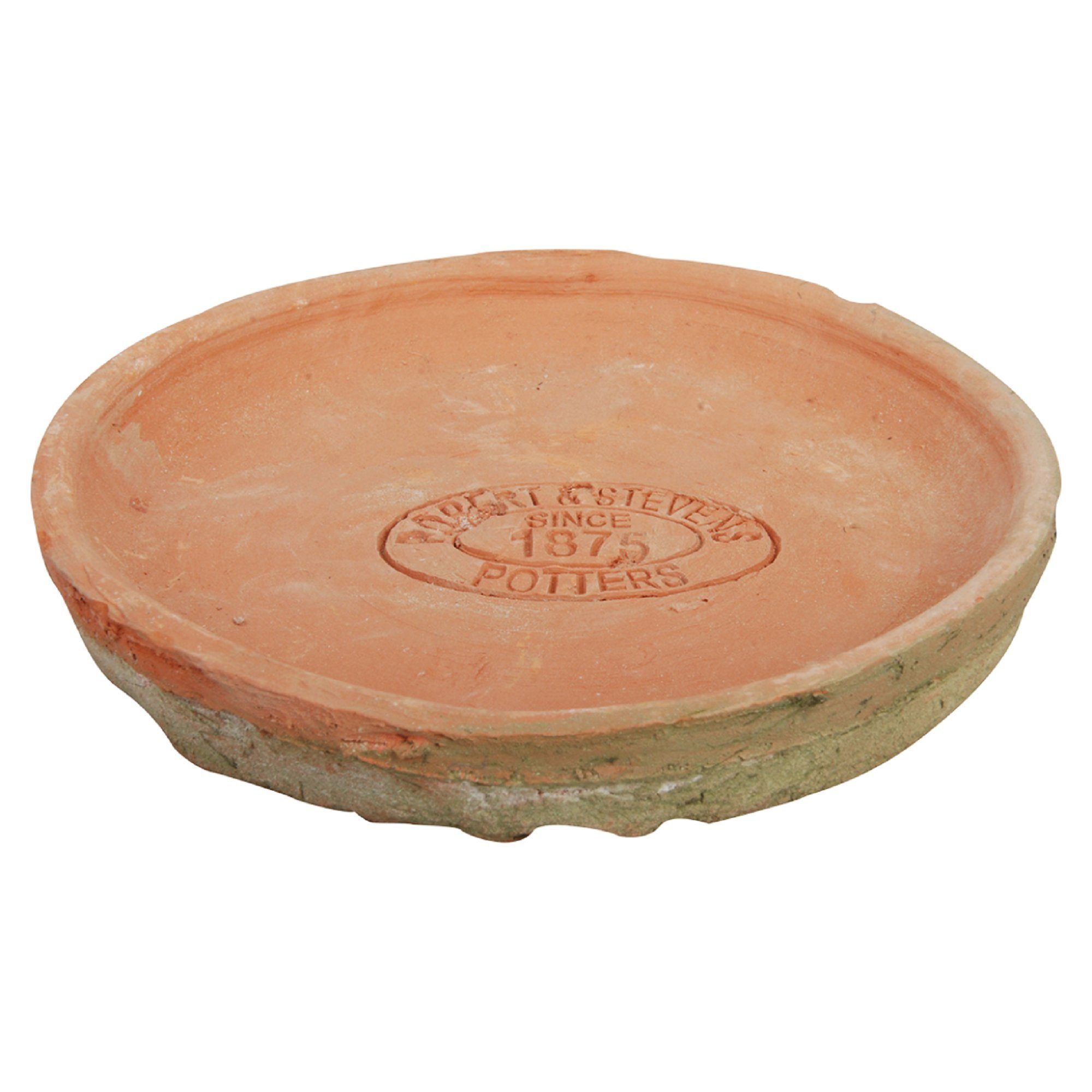 esschert design Übertopf 2er Töpfe Blumen Ton rund Untersetzer Ø Set Aged cm Terracotta Topf 15,8 Planzen