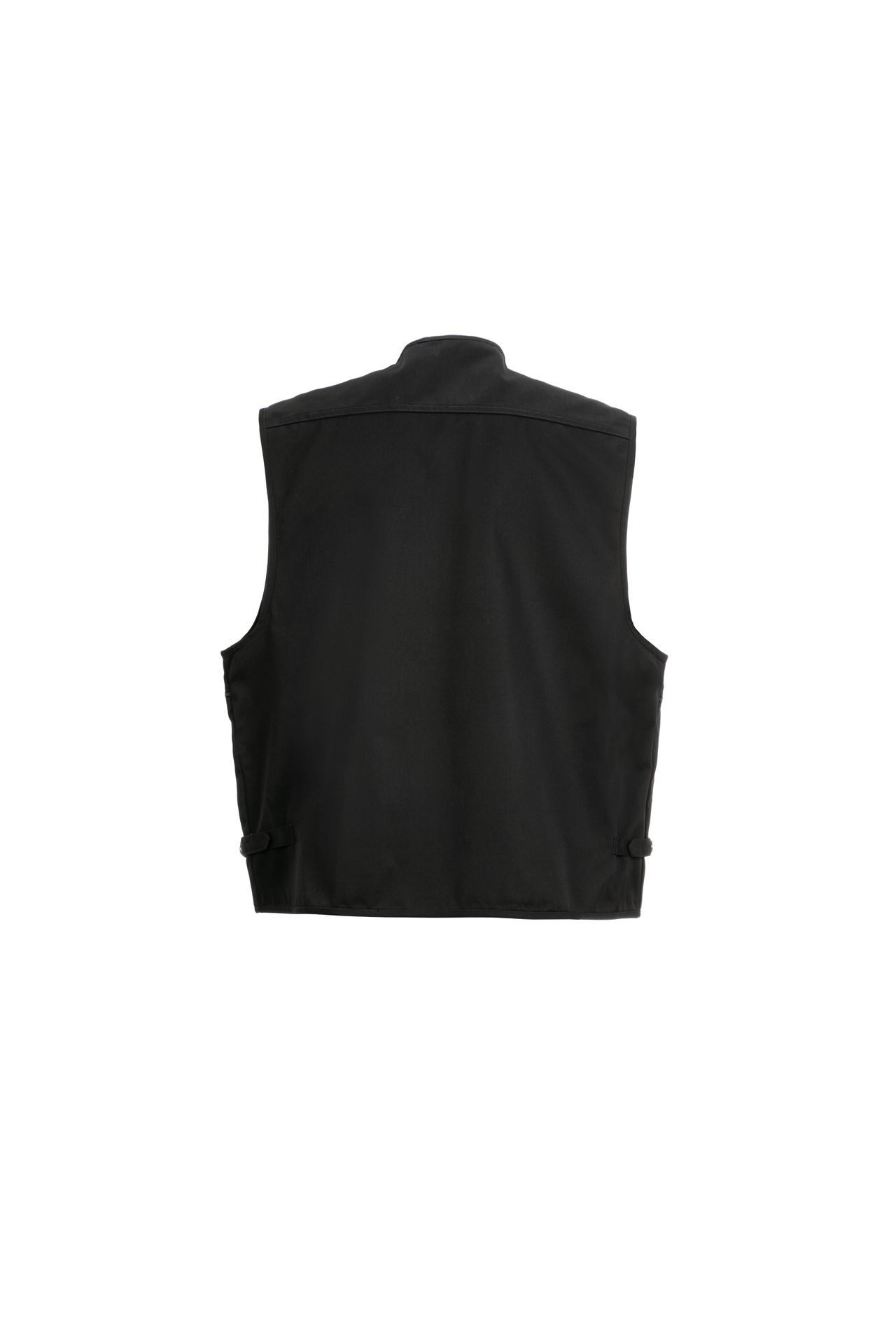 Planam Arbeitsweste PLANAM Unisex Sommer-Weste OUTDOOR V-Neck Reißverschluss Schwarz – Bild 4 von 4