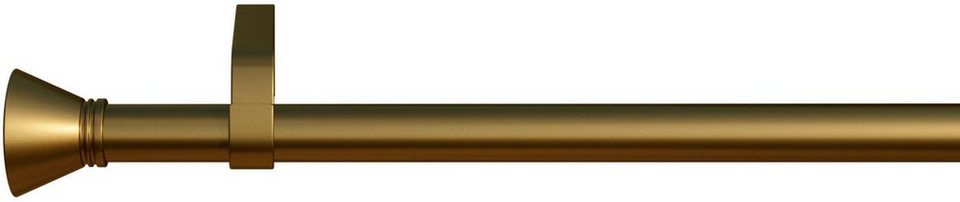 Gardinenstange Ibiza, indeko, Ø 16 mm, 1-läufig, Wunschmaßlänge, mit Bohren,  verschraubt, Eisen