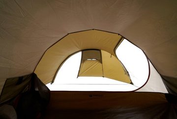 Nordisk Tunnelzelt Oppland 4 PU Tent Dark Olive, Personen: 4 (Packung, 1 tlg)