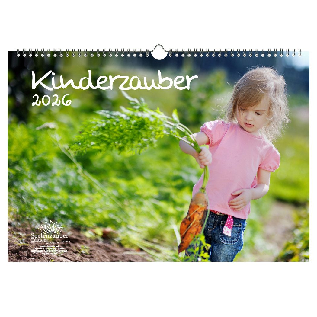 Seelenzauber Настенный календарь Kinderzauber DIN A3 Календари für 2026 Kinder - Seelenzauber