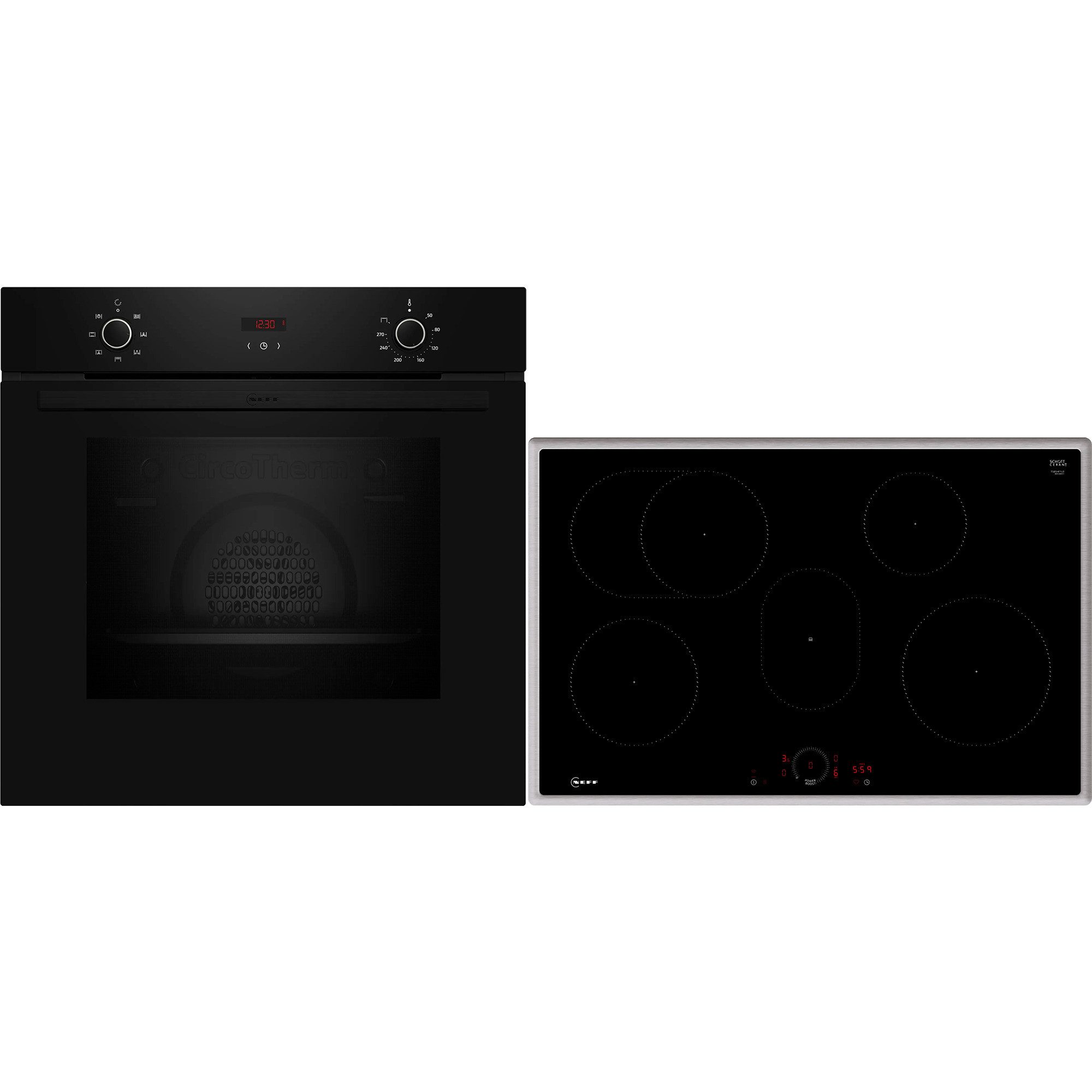 NEFF Backofen Neff BX38IB, Backofen-Set, mit 4