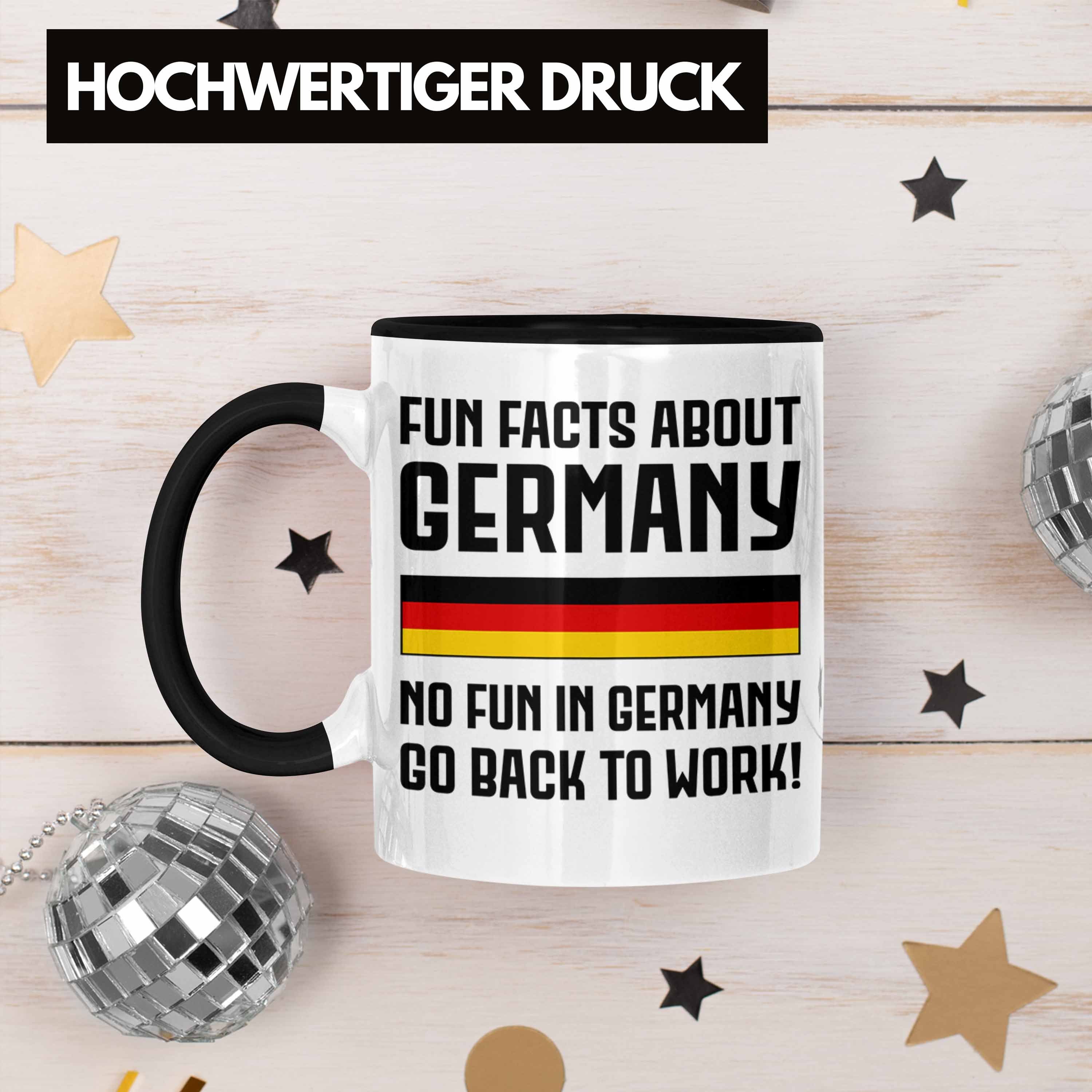 Fun Trendation mit Tasse Geschenk Lustiger About Schwarz Facts Germany Spruch Kollegin Bürotasse Tasse Spruch Trendation Kollege -