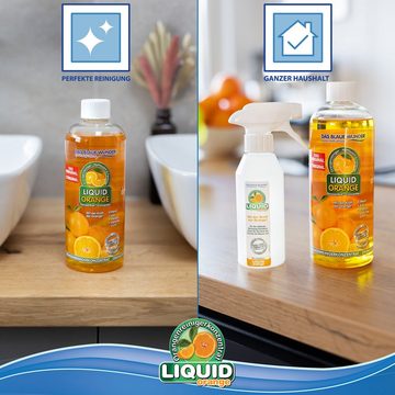 Das Blaue Wunder® Liquid Orange Orangenreiniger Universalreiniger inkl. Sprühflasche Reinigungskonzentrat (2-St)