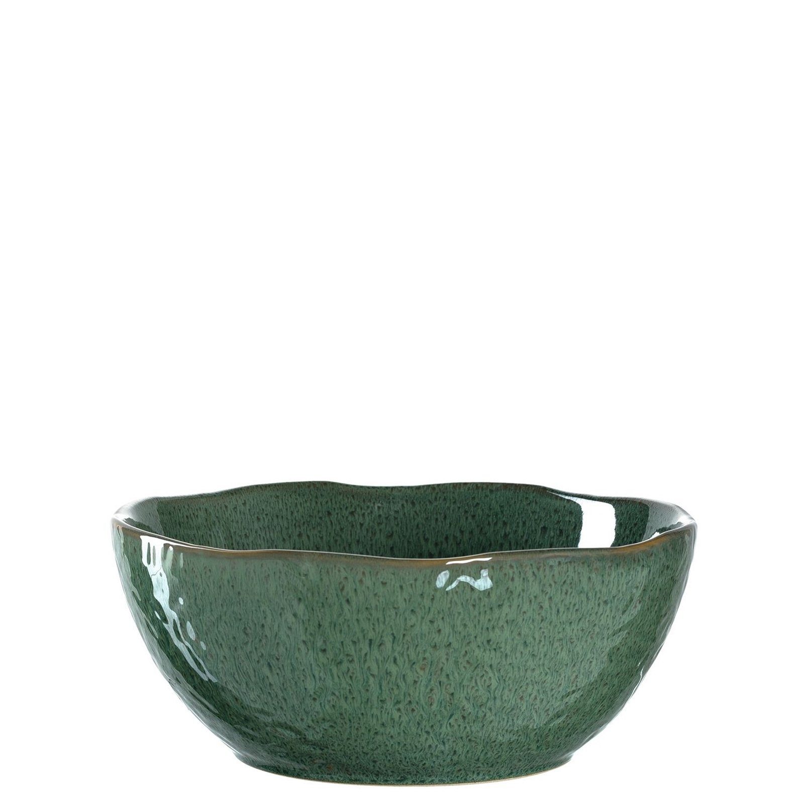 LEONARDO Servierschale Keramikschale 23,5 cm grün Matera, Keramik, (1-tlg)