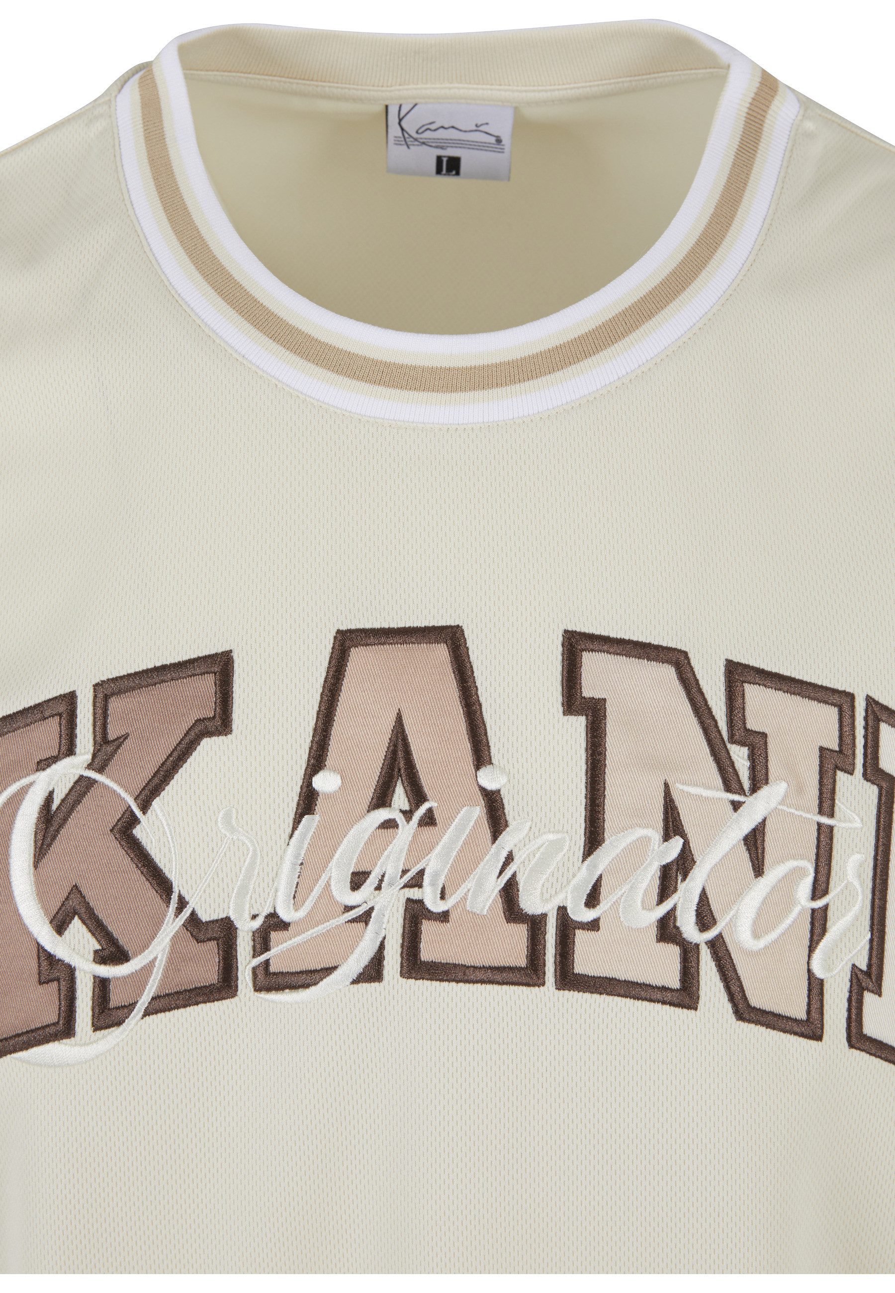 Karl Kani T-Shirt Karl Kani Herren KM242-007-1 Karl Kani Serif Originator Mesh Tee (1-tlg)