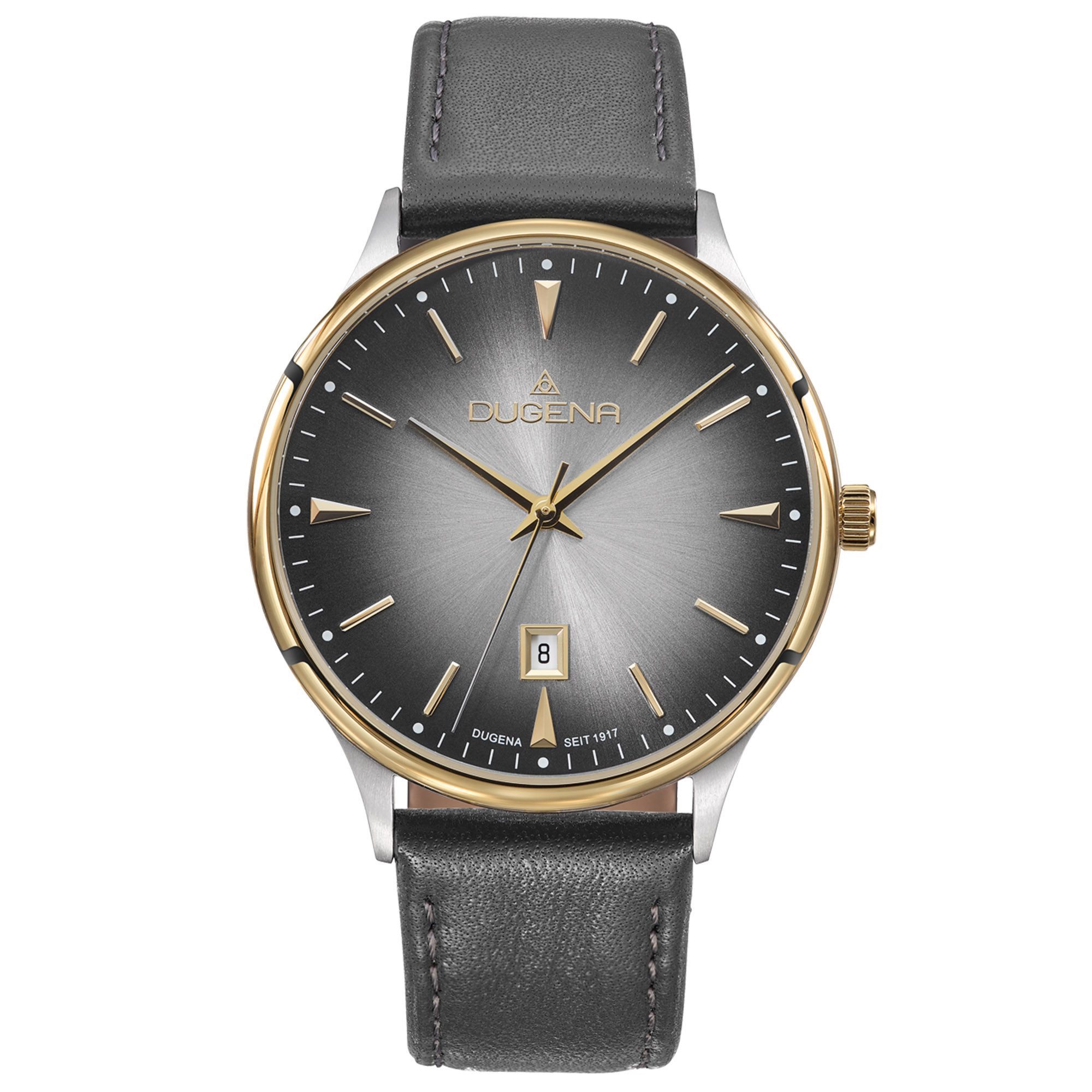 Dugena Quarzuhr Herren-Armbanduhr Grace, Quarzwerk, wasserdicht, 5 bar