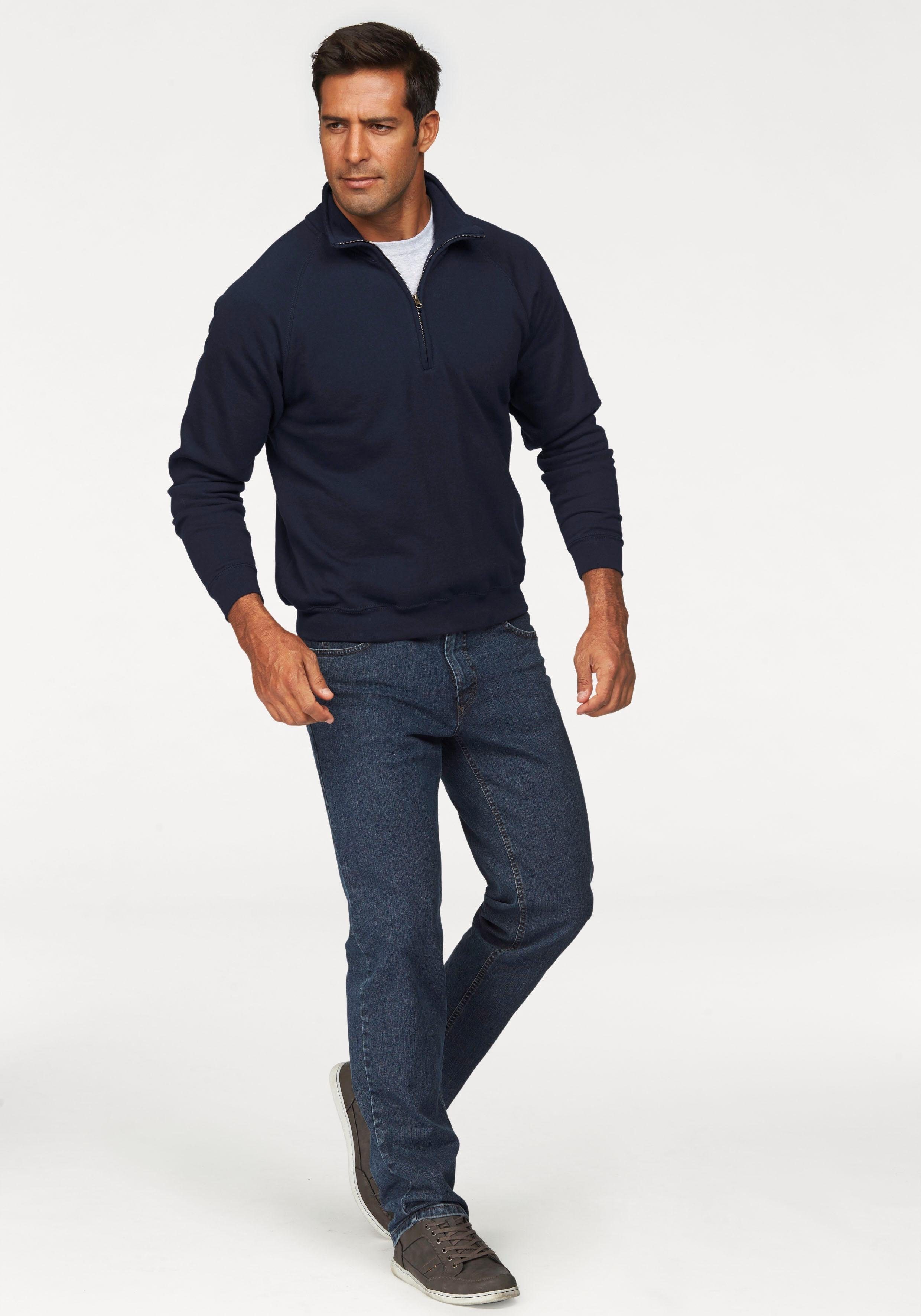 Fruit of the Loom Sweatshirt mit Reißverschluss