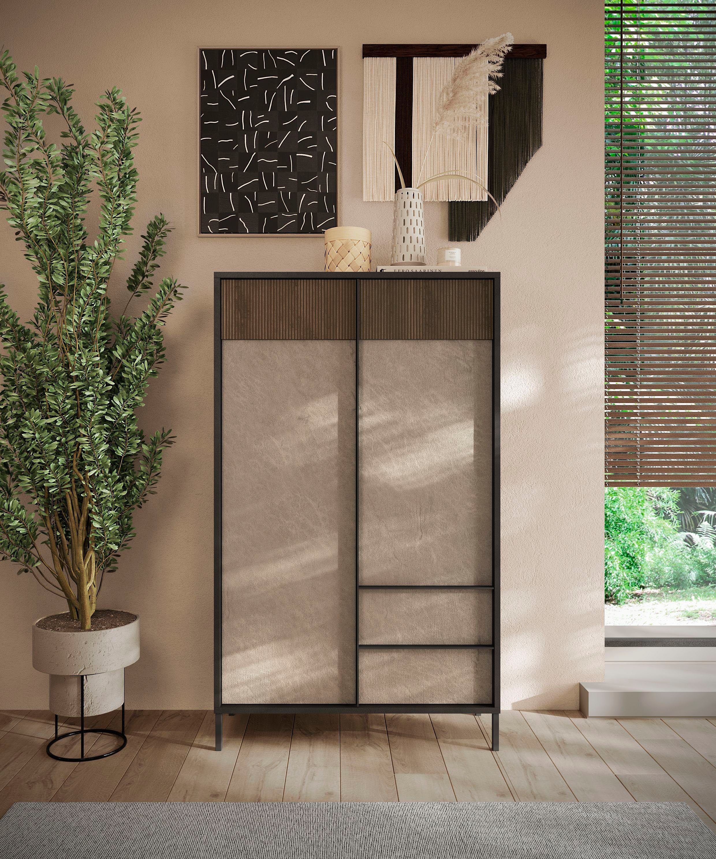 INOSIGN Highboard Everest Höhe 177 cm, Kommode mit 2 Türen u. 2 Schubkästen günstig online kaufen
