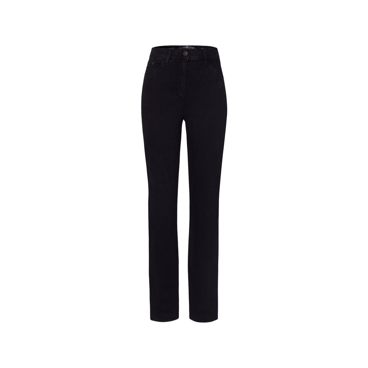 Brax 5-Pocket-Jeans schwarz regular (1-tlg) | Straight-Fit Jeans