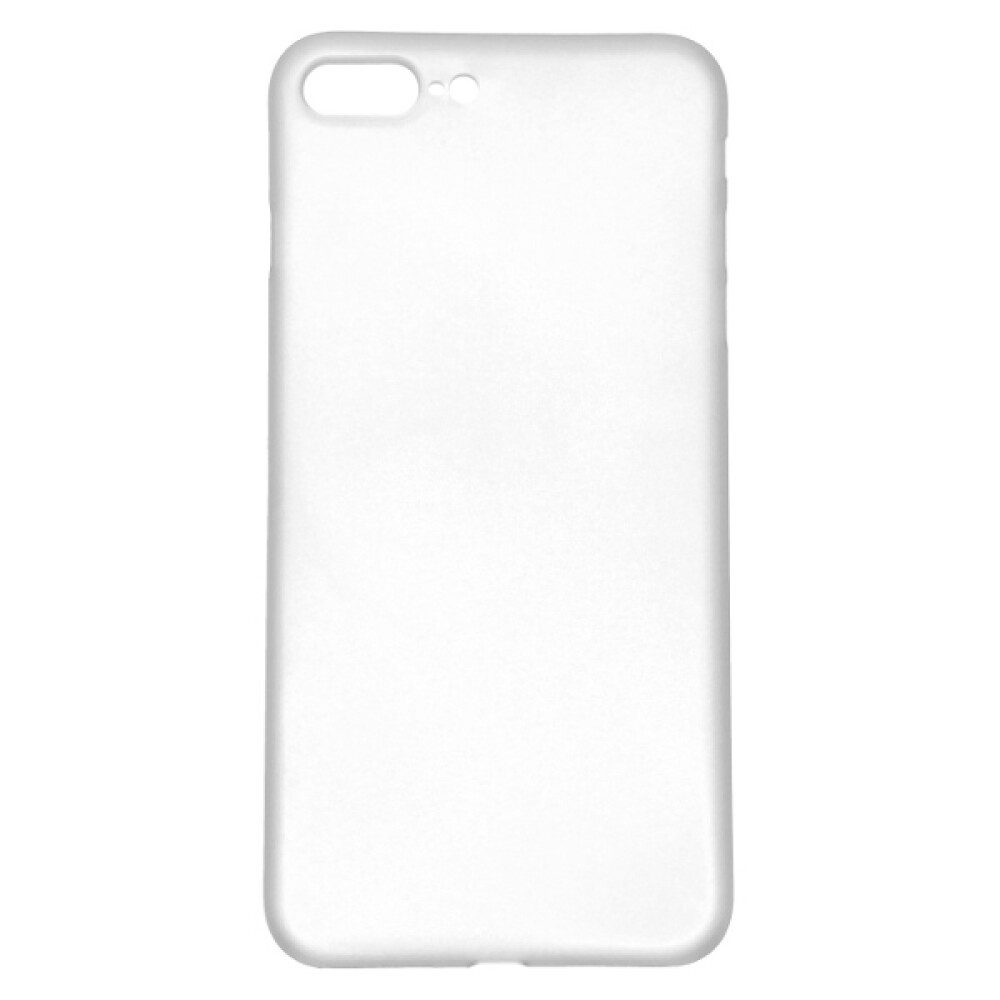 Handytasche Ultra Slim TPU Handyhülle für iPhone 7 Plus Weiß Schutzhülle (Bumper)