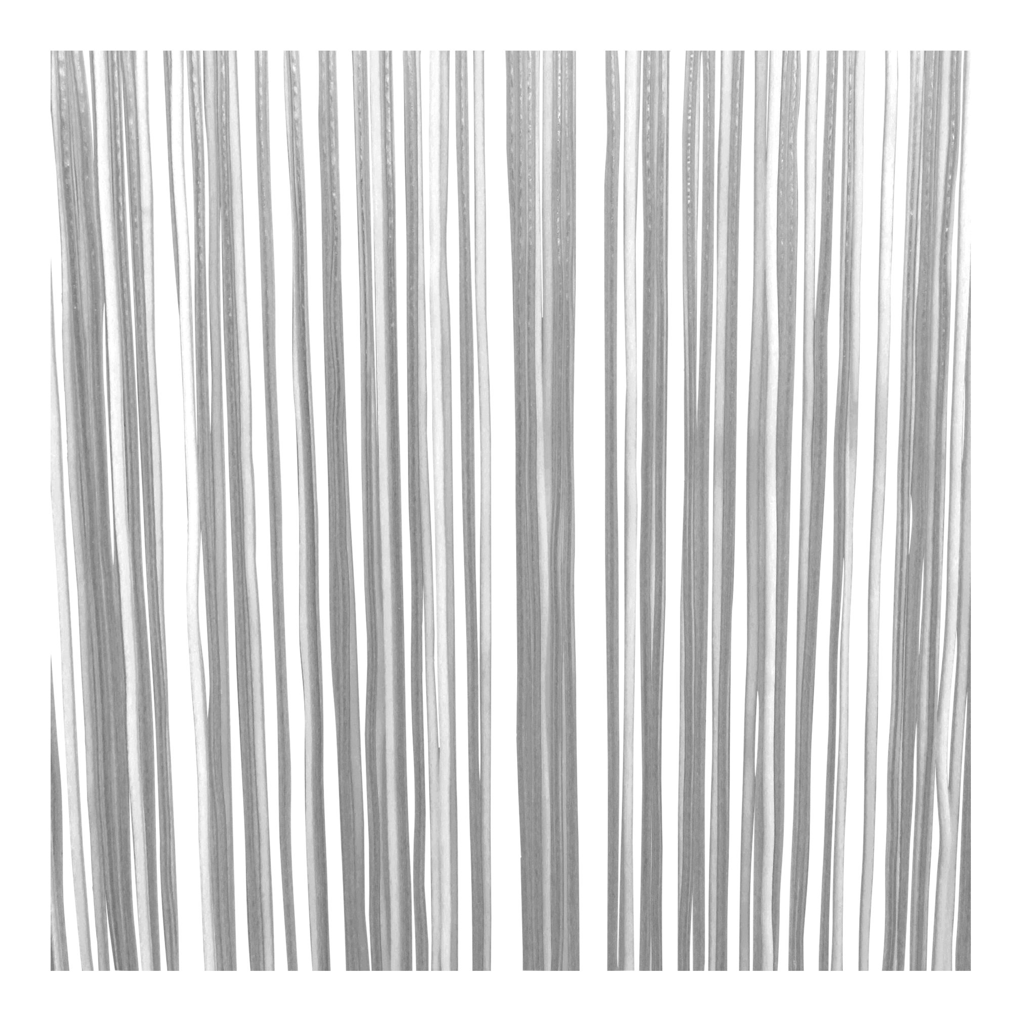 habeig Türvorhang Insektenschutz, 100 x 230 cm, 400 Stränge, grau-weiß, 360-400 Stränge