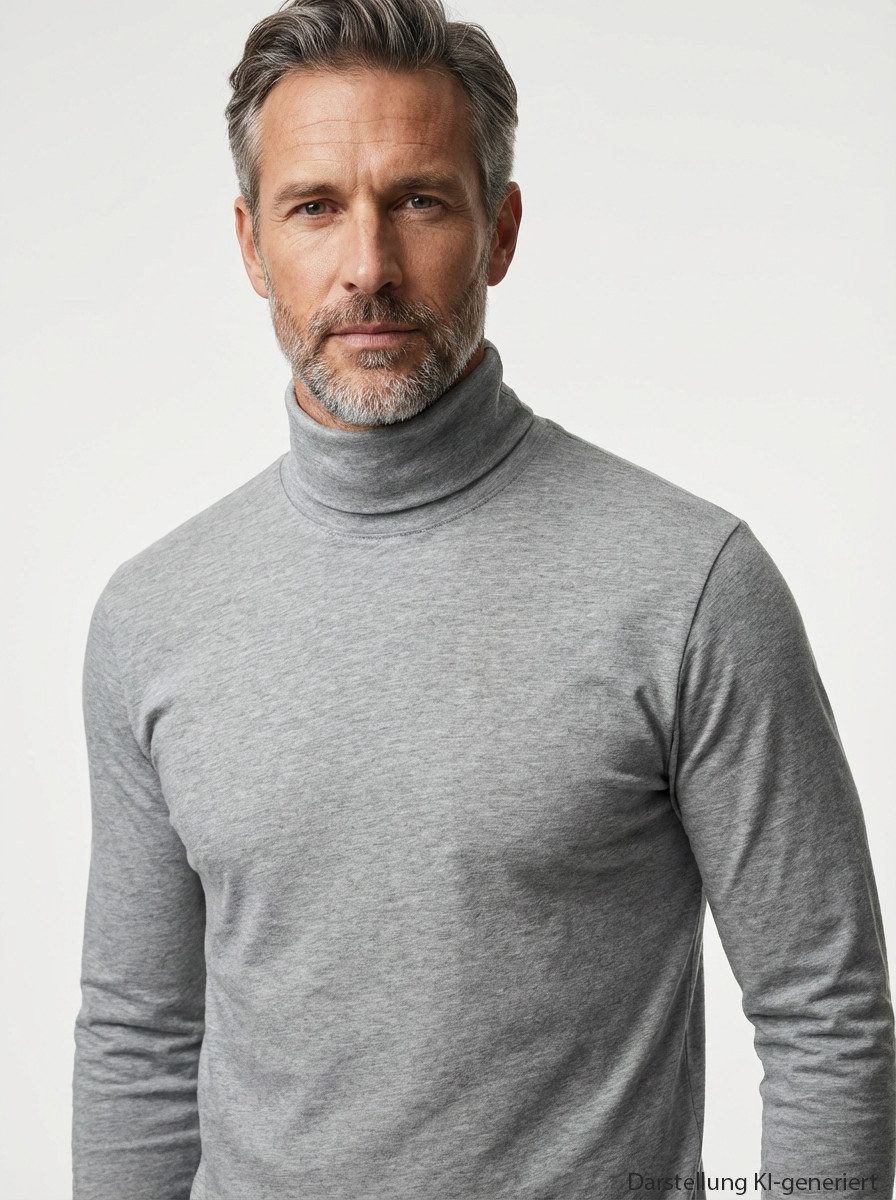 RAGMAN Longsleeve Basic aus feinstem Single-Jersey, hohe Formstbilität