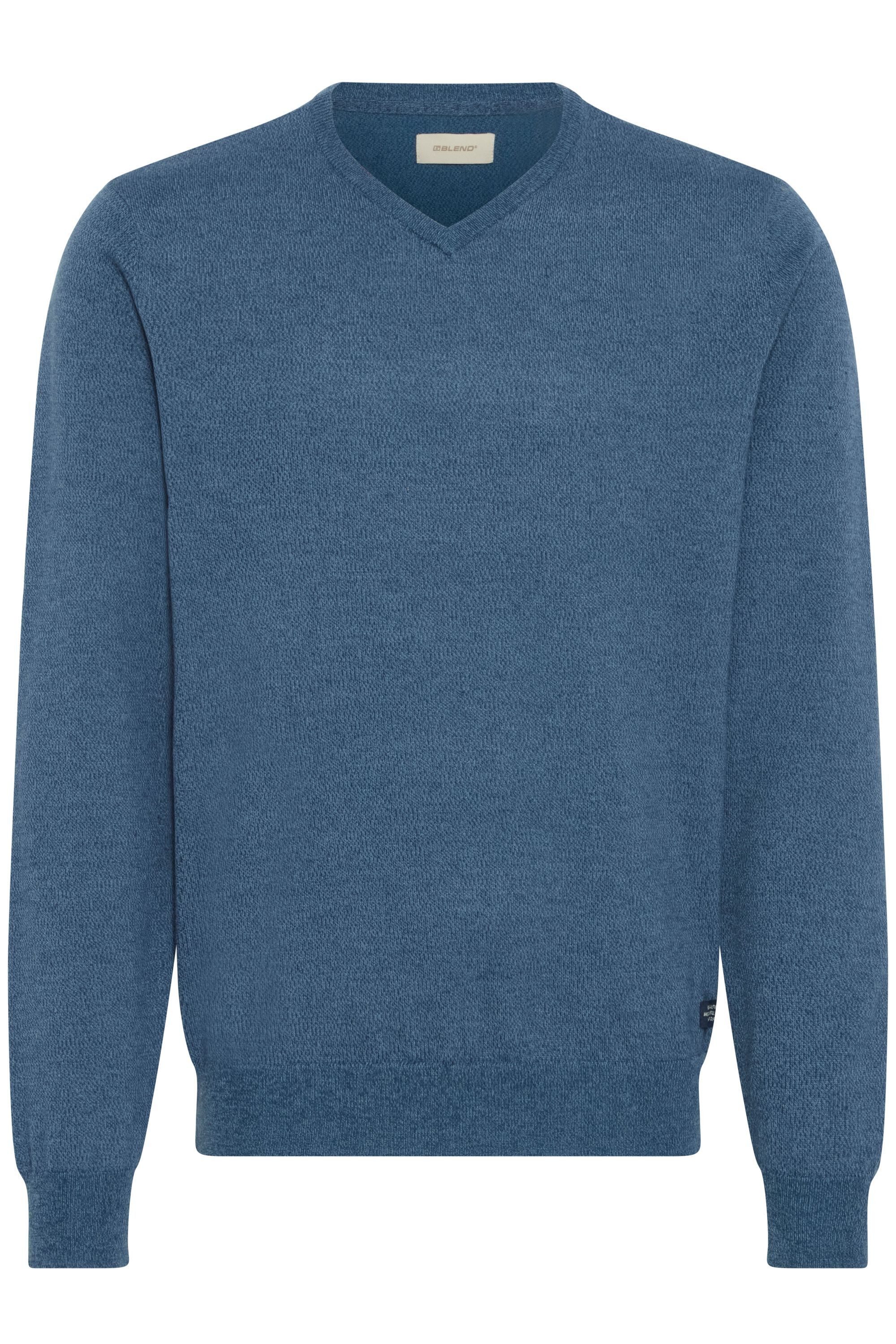 Blend Strickpullover BHBRUTON V-neck Stilvoller Strickpullover mit V-Aussch günstig online kaufen