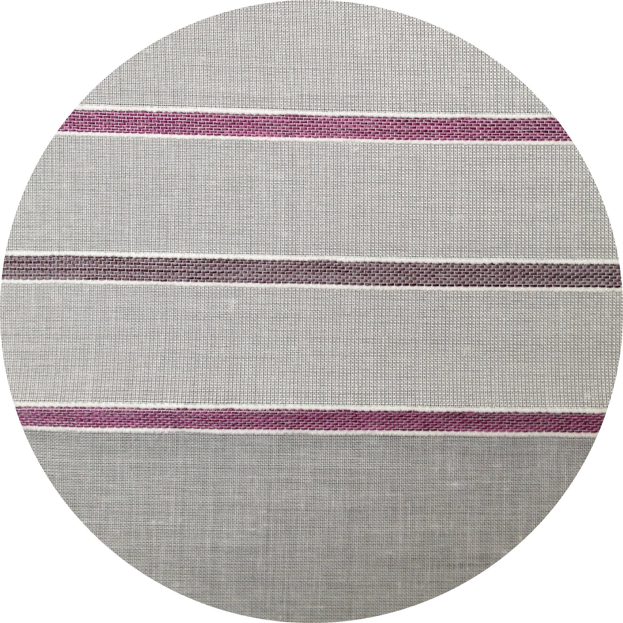 EXPERIENCE Scheibengardine Scheibengardine Bistrogardine Küchengardine 2237 Wollweiß Lila Melange 50x140 cm mit 10 Schlaufen (1 St), Schlaufen, halbtransparent, Batist, Store