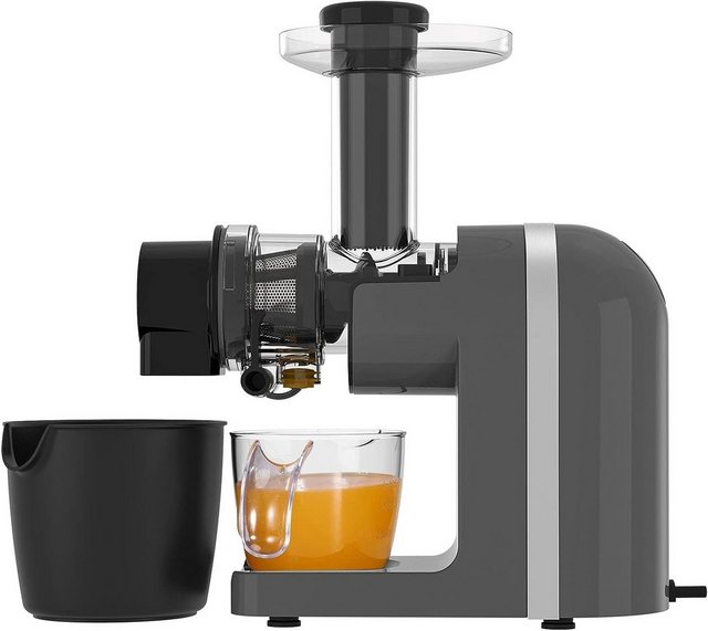 Diyarts Slow Juicer, 200,00 W, Ruhiger Motor & Umkehrfunktion, Sanfter Druck & langsame Rotation
