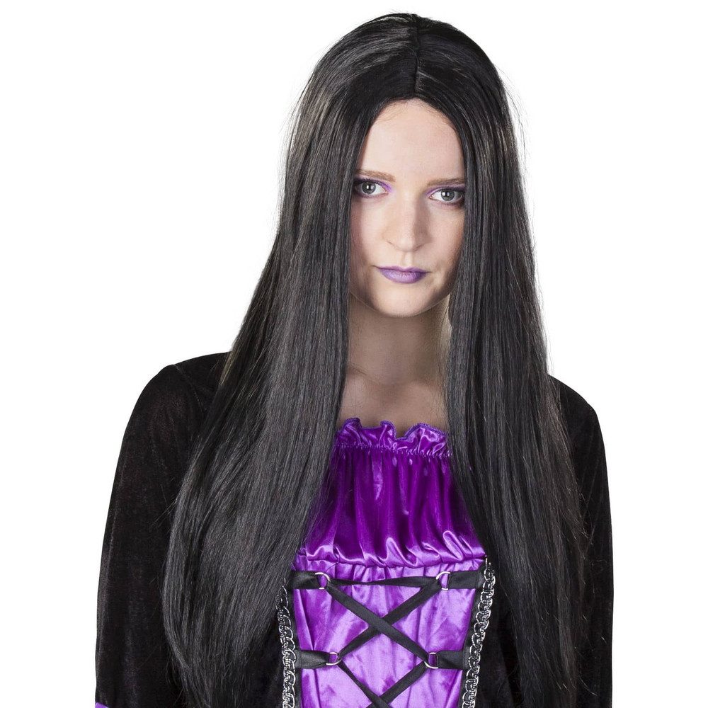 MICA Kostüm Perücke - für Erwachsene - schwarz