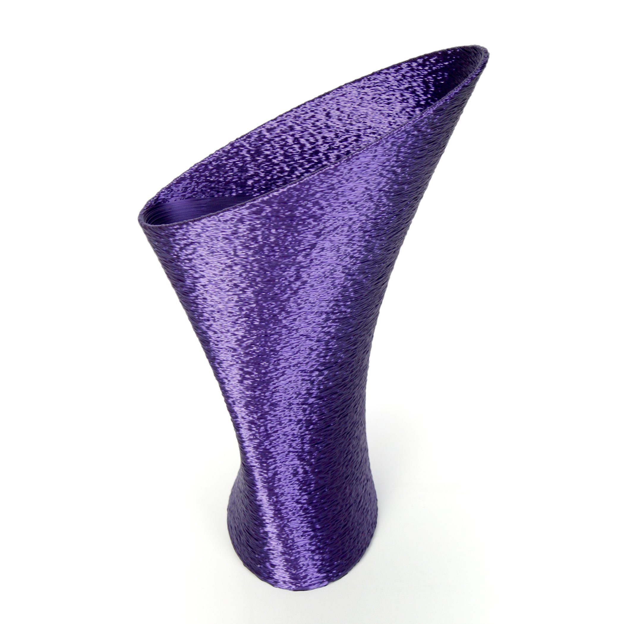 Kreative Feder Dekovase Designer Vase Blumenvase aus Violet Rohstoffen; Dekorative nachwachsenden Bio-Kunststoff, – aus wasserdicht & bruchsicher