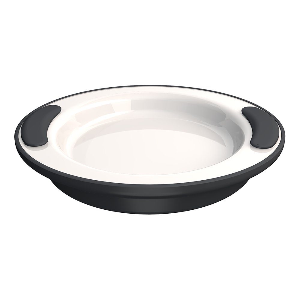 Ornamin Speiseteller ORNAMIN Thermoteller, (1 St), Esshilfe l Alltagshilfe l bruchstabil l Made in Germany