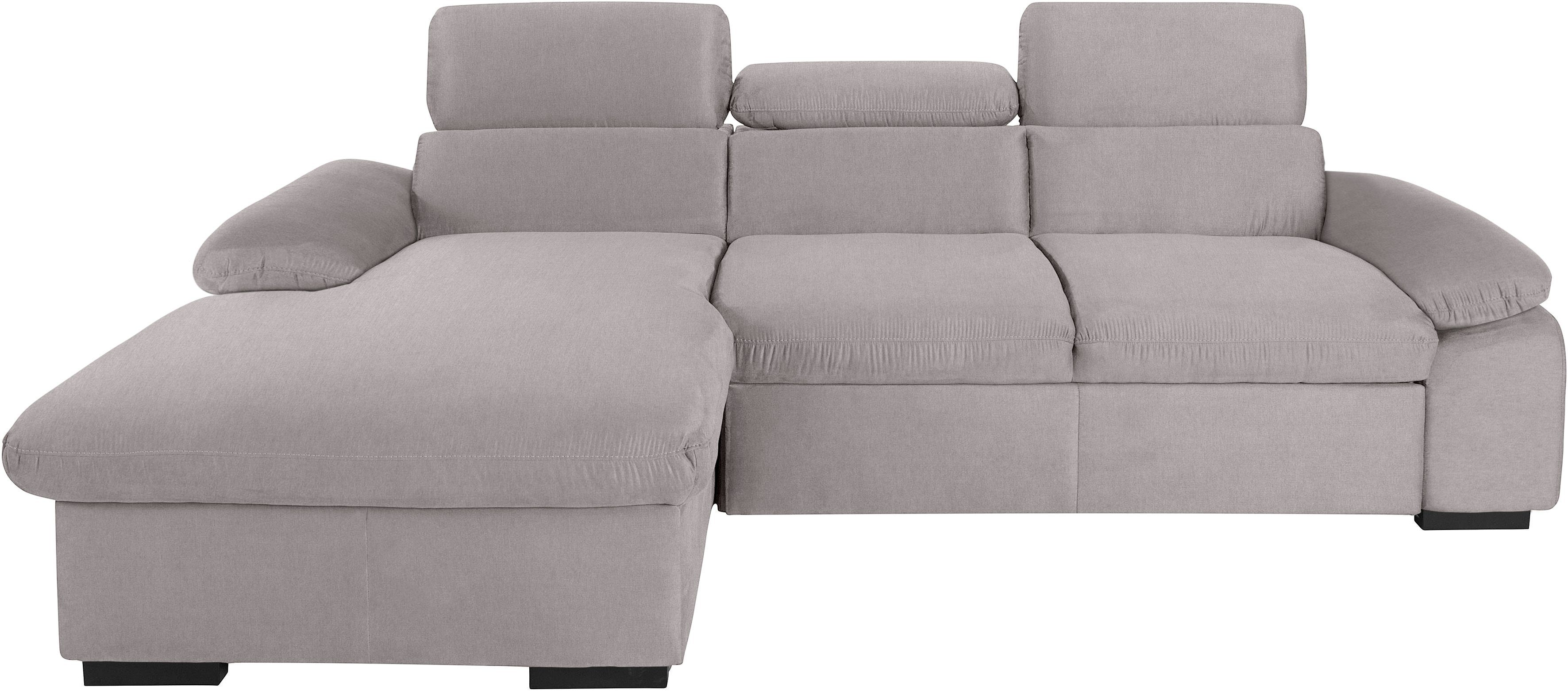 COTTA Ecksofa "Lola L-Form mit Kopfteilfunktion & Hocker", (Set, mit Hocker günstig online kaufen