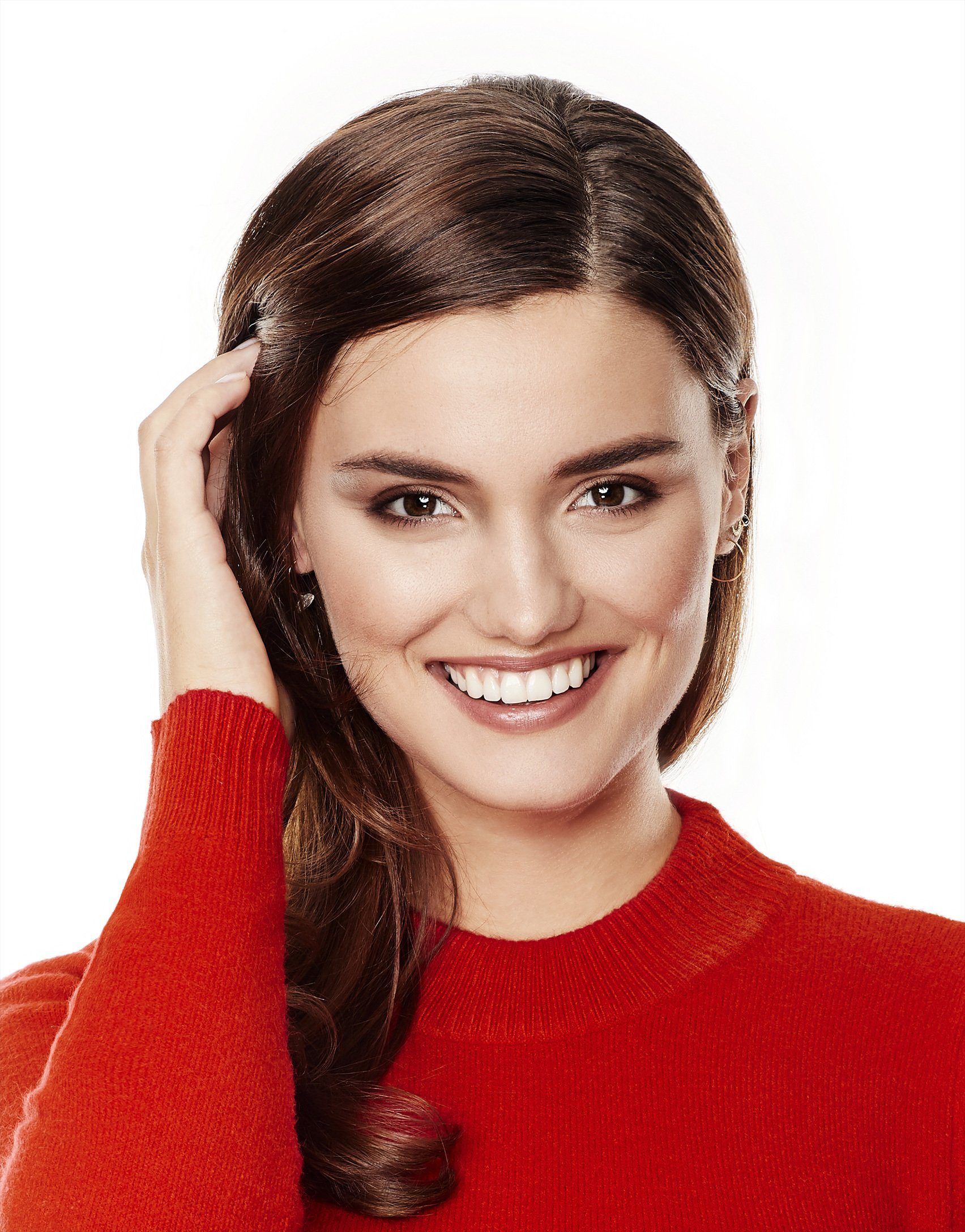 Vincenzo Boretti V-Ausschnitt-Pullover tailliert Stehkragen günstig online kaufen