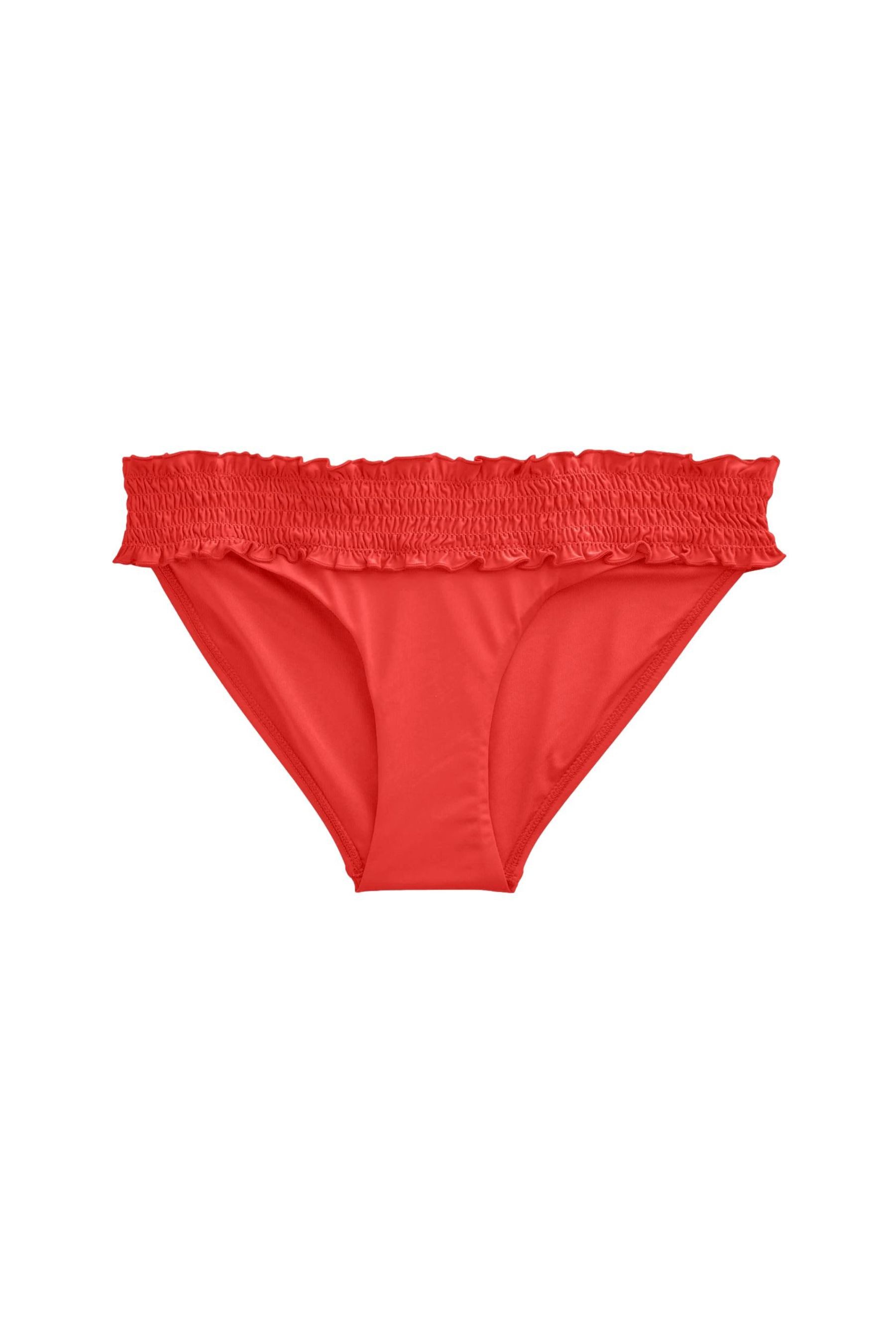 Next Bikini-Hose Gesmoktes Bandeau-Bikinioberteil (1-St)