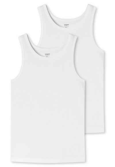 uncover by SCHIESSER Unterhemd 2er Pack Basic (Spar-Set, 2-St) Unterhemd / Tanktop - Baumwolle - Unterhemden mit perfekter Passform