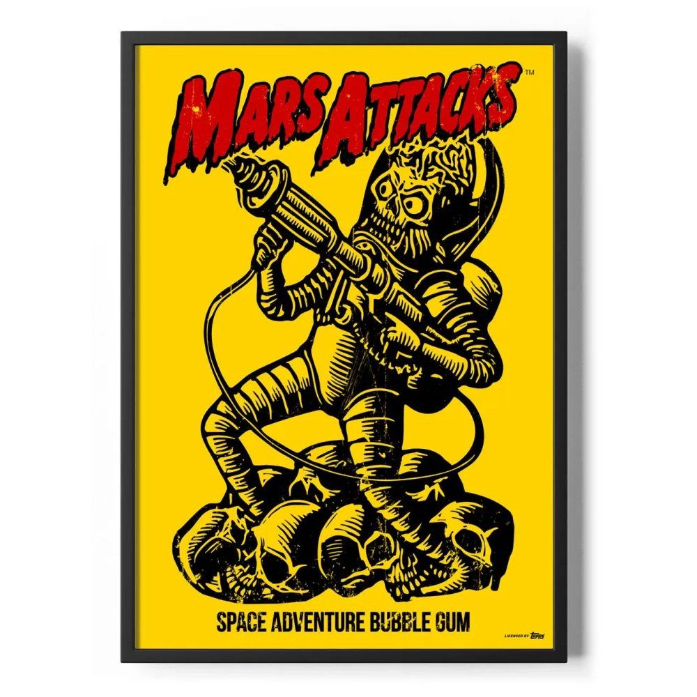 Mars Attacks Poster Space Adventure Bubble Gum Poster Standard