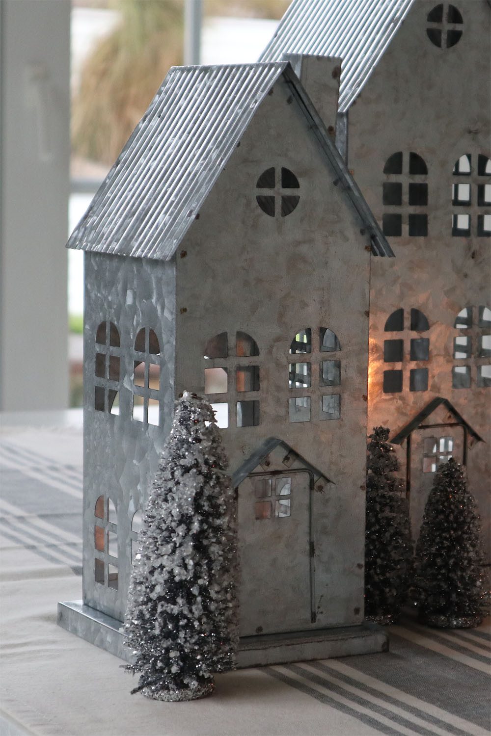 Grafelstein Kerzenlaterne Laterne ZINKHAUS grau aus Metall H30cm Lichthaus günstig online kaufen