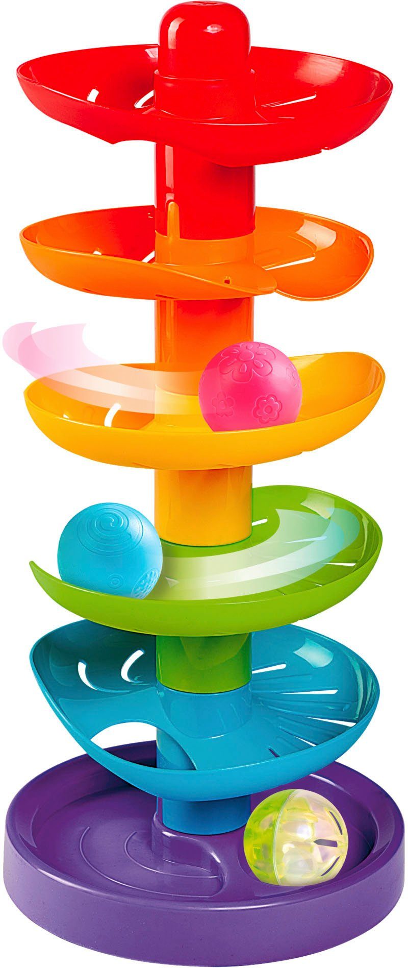 Kugelbahn ABC Regenbogen Kugelturm