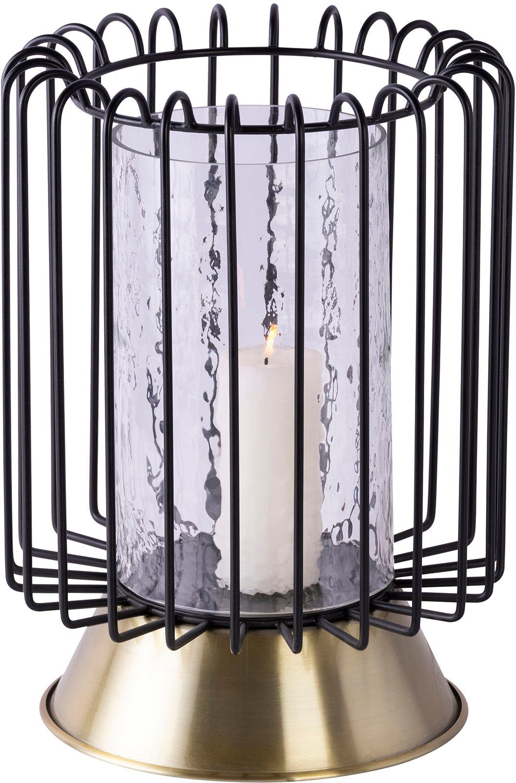 Kayoom Kerzenhalter Kerzenständer Malibu 225 (1 St) schwarz | Kerzenständer