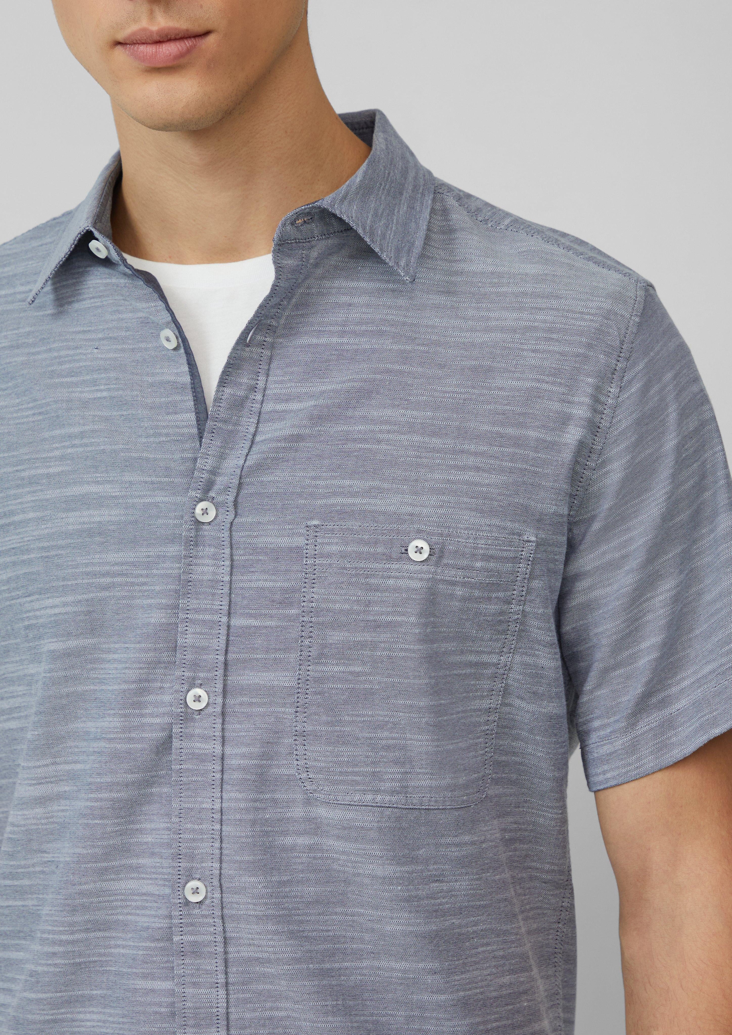 s.Oliver Kurzarmhemd Slim Fit: Kurzarm-Hemd aus günstig online kaufen