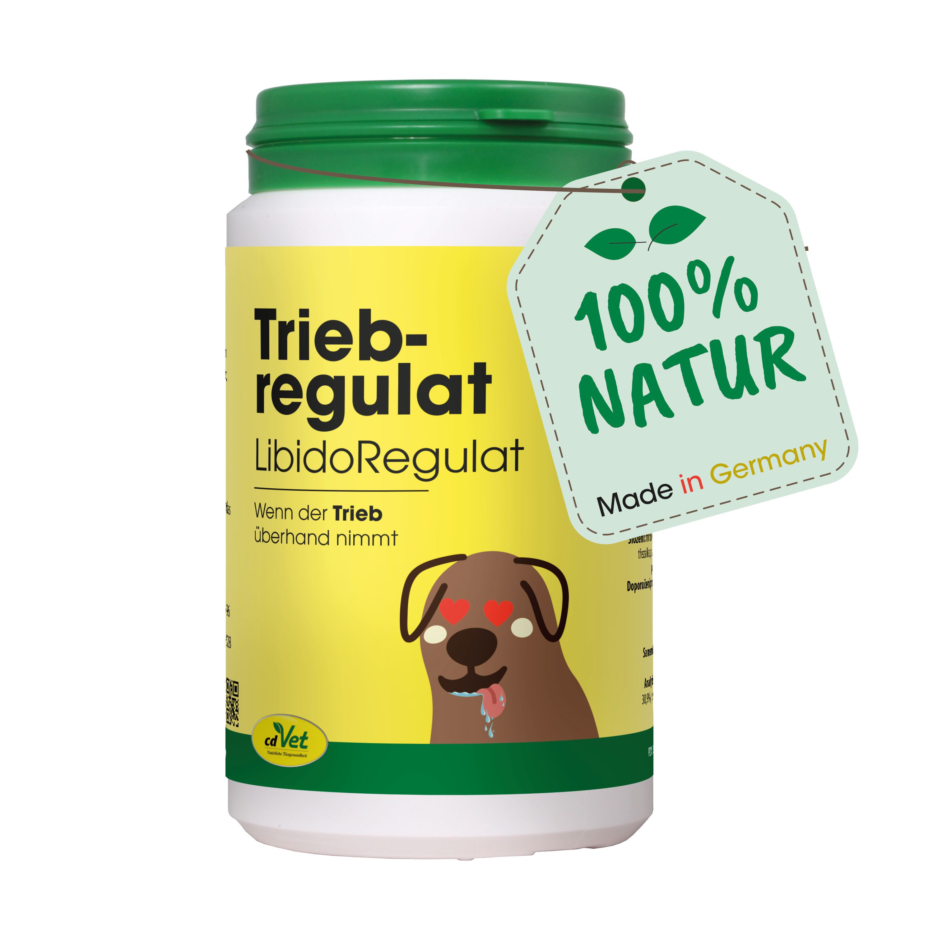 cdVet TriebRegulat, Ergänzungsfutter für: Hunde, in Zeiten von Problemen mit der Hormonregulation