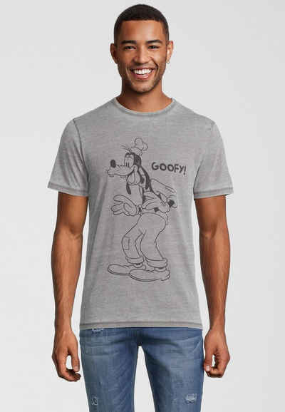 Recovered T-Shirt Disney Goofy Vintage Pose GOTS zertifizierte Bio-Baumwolle