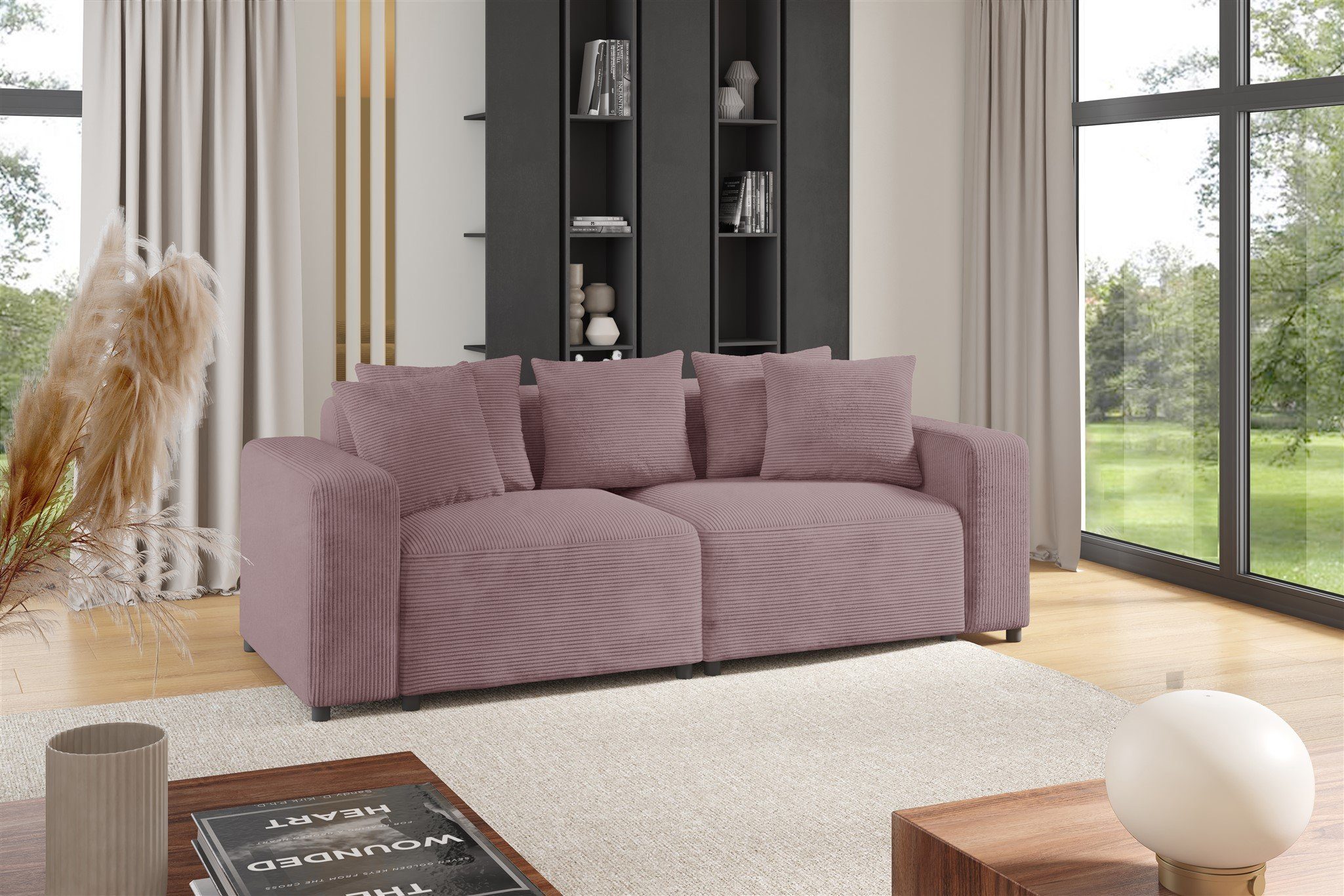 Fun Möbel 2-Sitzer Sofa Designersofa MEGAN günstig online kaufen