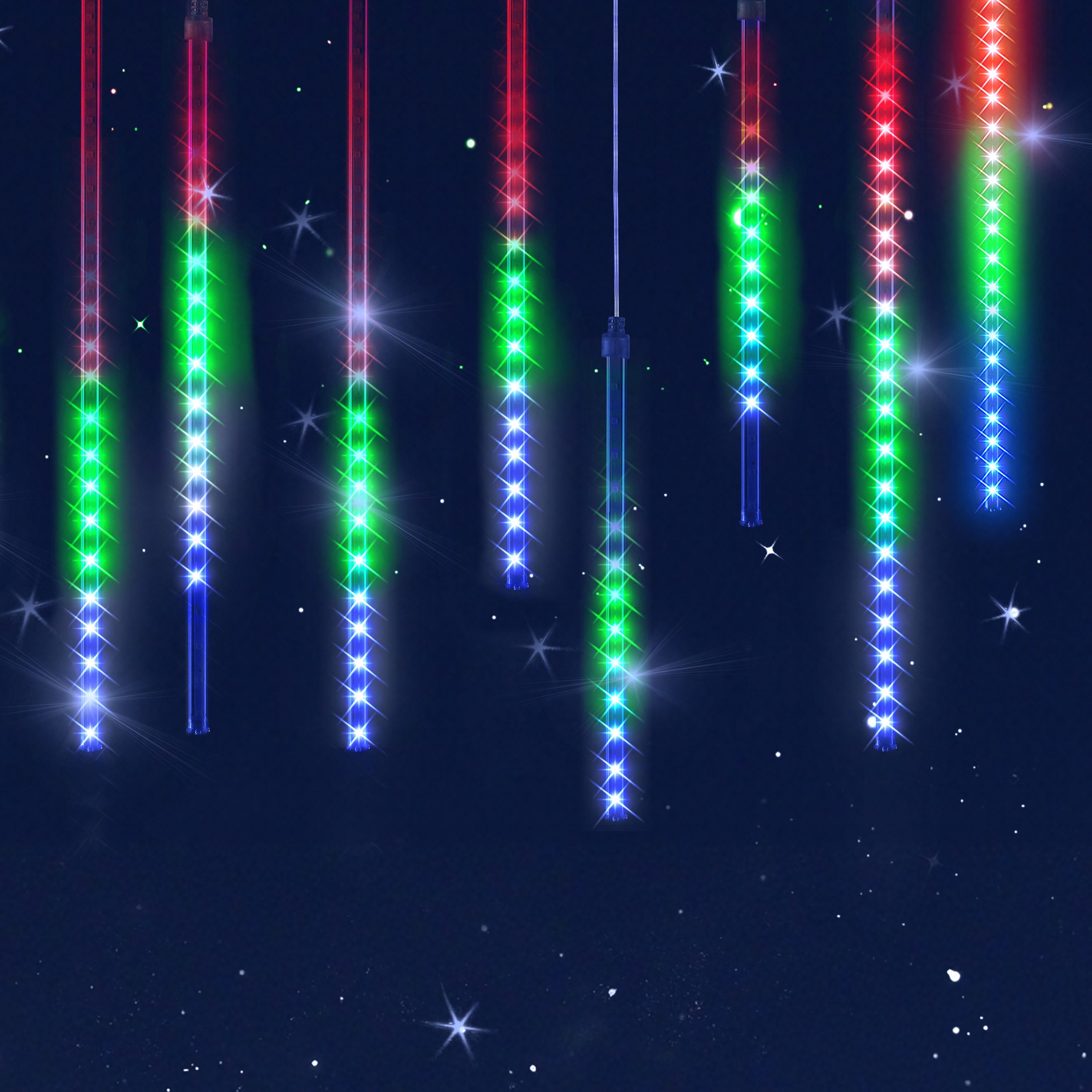 monzana Lichterkette, Meteorschauer 480 LED Außen Wasserdicht 10 Röhre je 5 günstig online kaufen