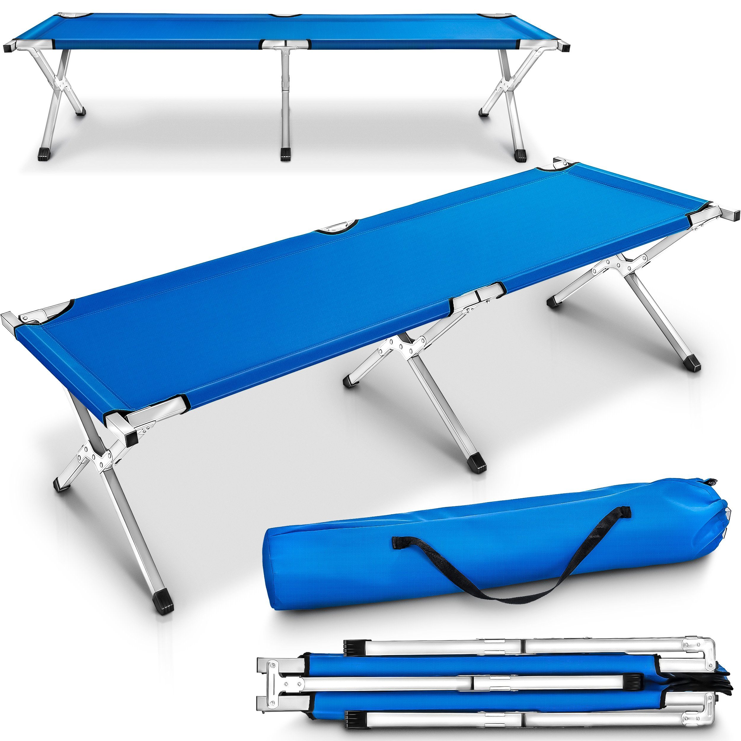 TRESKO Feldbett Feldbett Campingbett Bett Liege günstig online kaufen