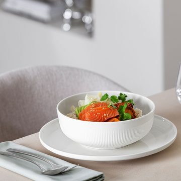 Villeroy & Boch Salatschüssel Afina Schüssel rund 1 l, Porzellan, (1-tlg)