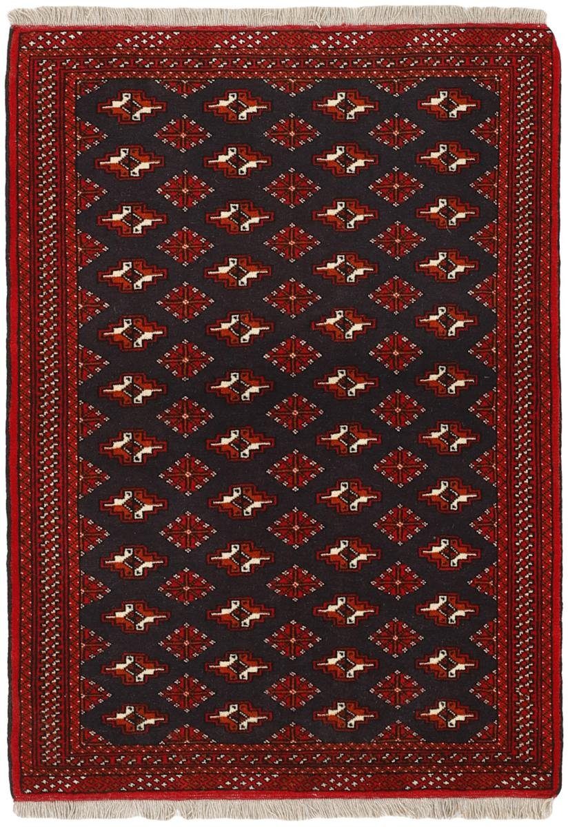 Orientteppich Turkaman 104x143 Handgeknüpfter Orientteppich / Perserteppich, Nain Trading, rechteckig, Höhe: 6 mm