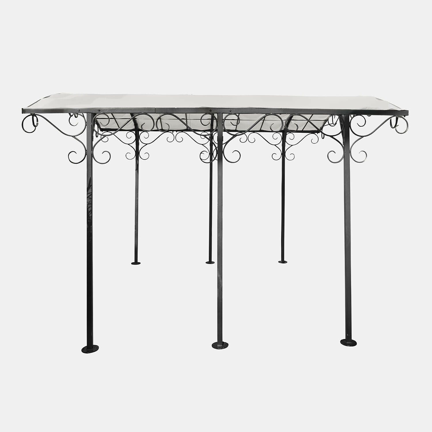Mirabeau Sonnenschirm Pergola Delbridge antikschwarz/weiß