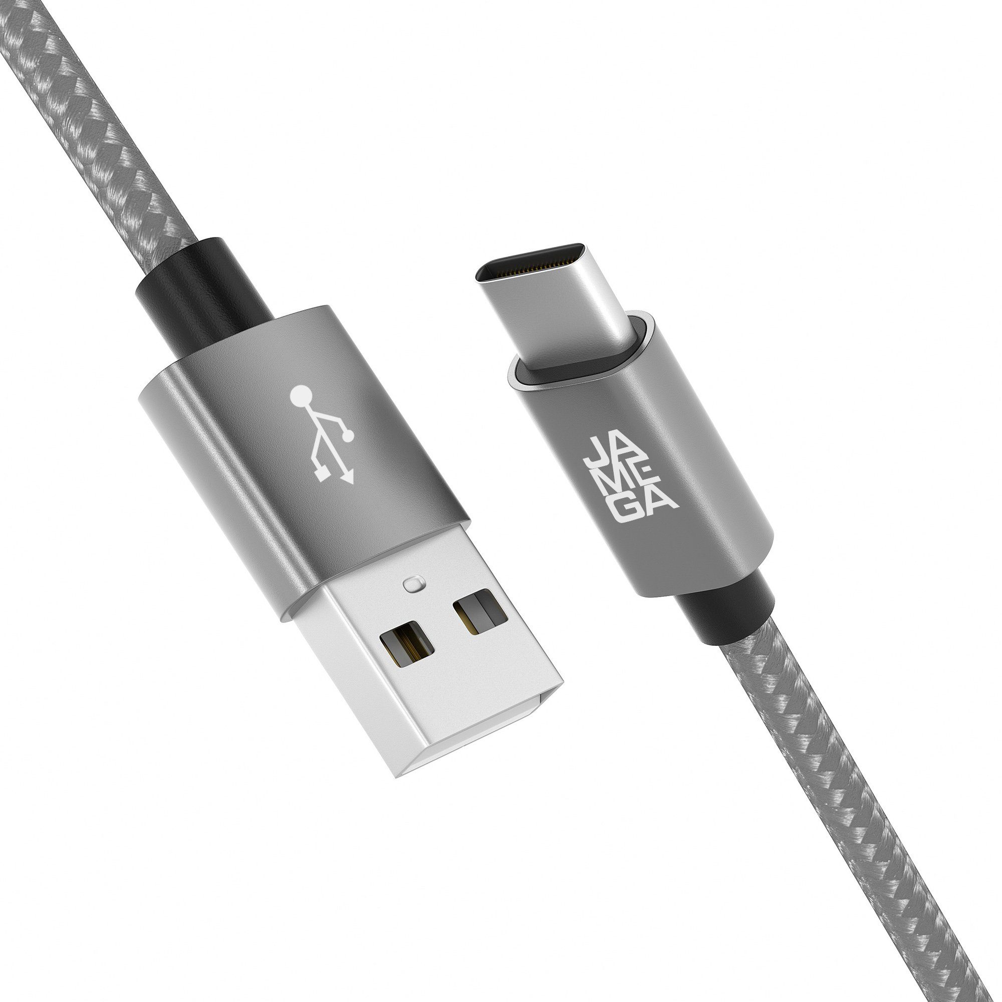 JAMEGA USB-C Datenkabel Ladekabel für Samsung Apple iPhone Huawei Xiaomi uvm. USB-Kabel, USB Typ A, USB Typ C, (50 cm)