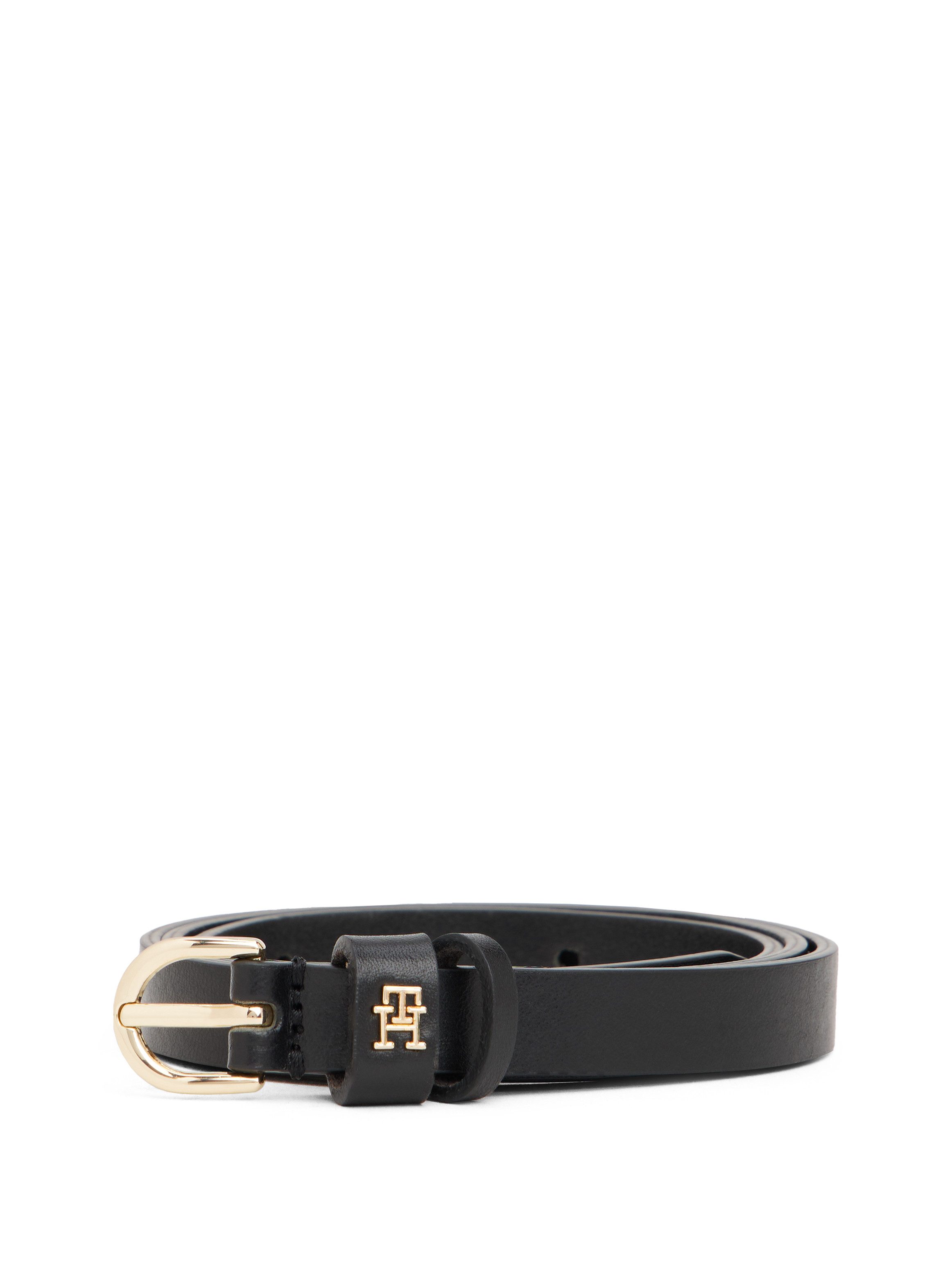 Tommy Hilfiger Ledergürtel ESSENTIAL EFFORTLESS GOLD 1,5 cm breit, ovale Ei günstig online kaufen