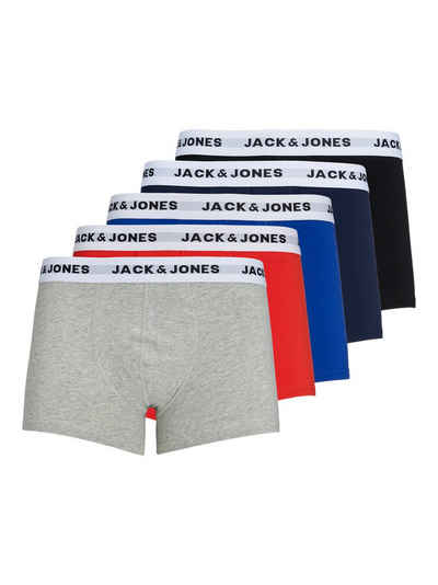 Jack & Jones Боксерские мужские трусы, боксерки JACWHITE TRUNKS 5-PACK (Packung, 5-St)