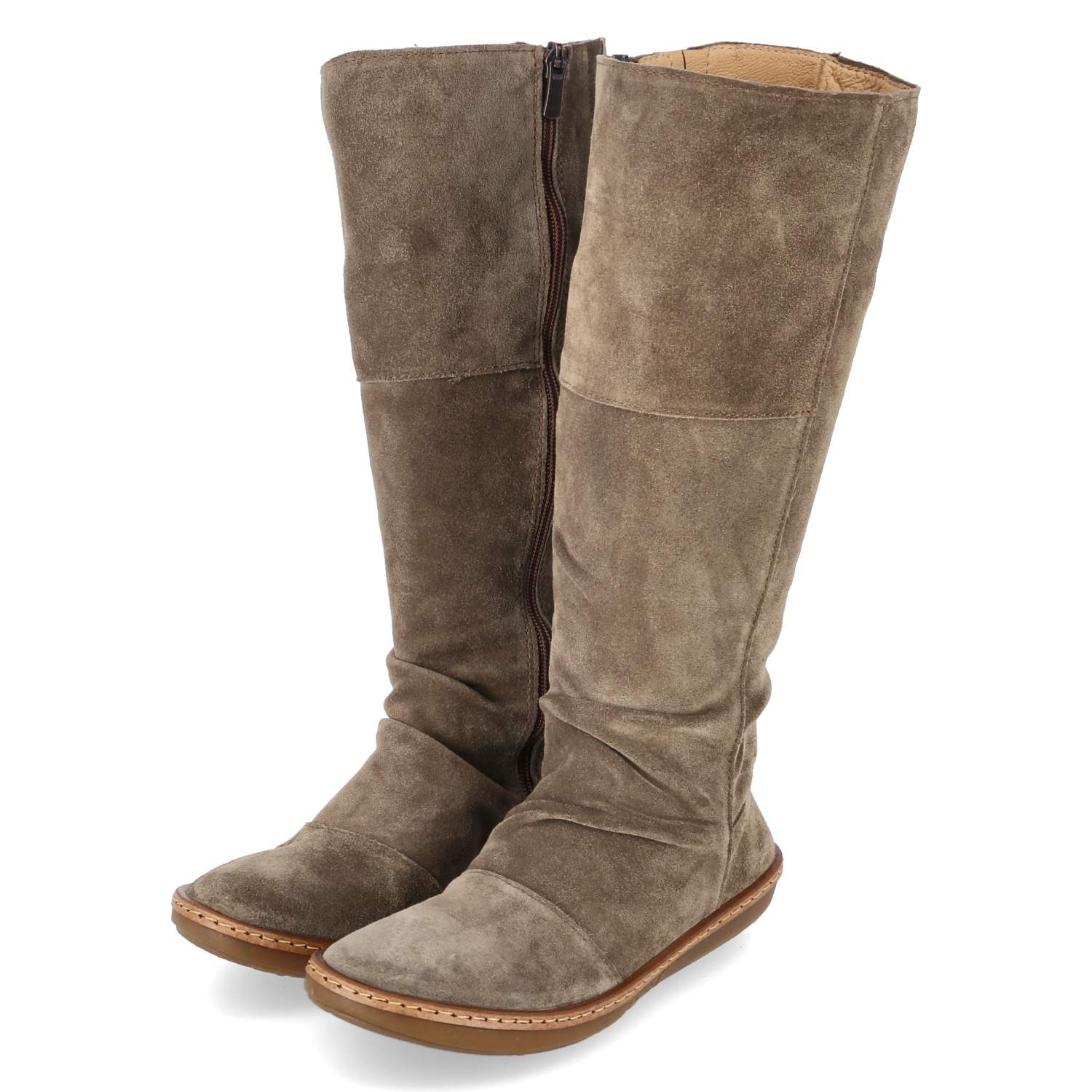 El Naturalista El Naturalista N5313 Sillk Suede Land Damen Rauleder beige Stiefel