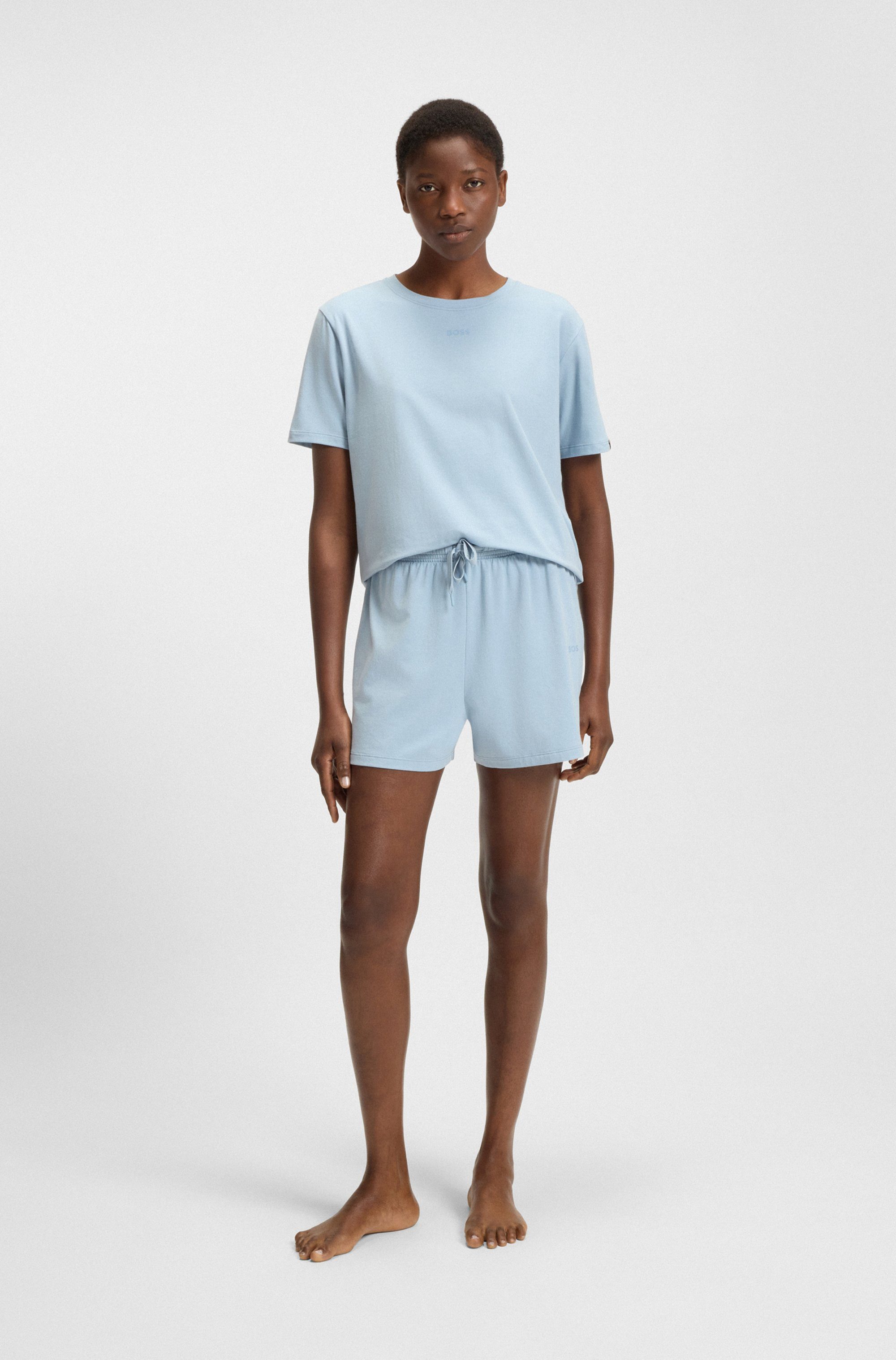 BOSS Pyjamahose CI_Shorts CW mit BOSS Logoschriftzug