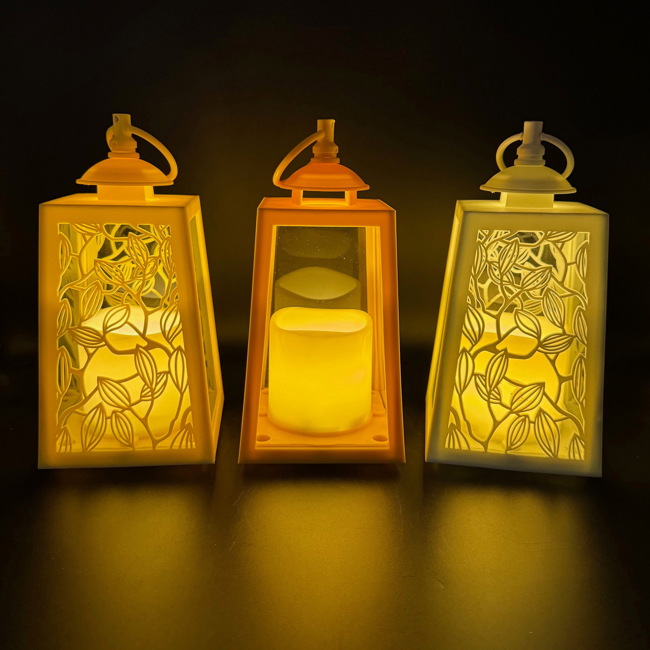 Online-Fuchs LED Laterne 3er Set Deko Laternen für draußen - Outdoor geeign günstig online kaufen