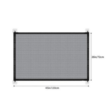 Rnemitery Hundegitter Faltbar Hunde Tür & Treppengitter für Babys,Hunde,110 x 72cm