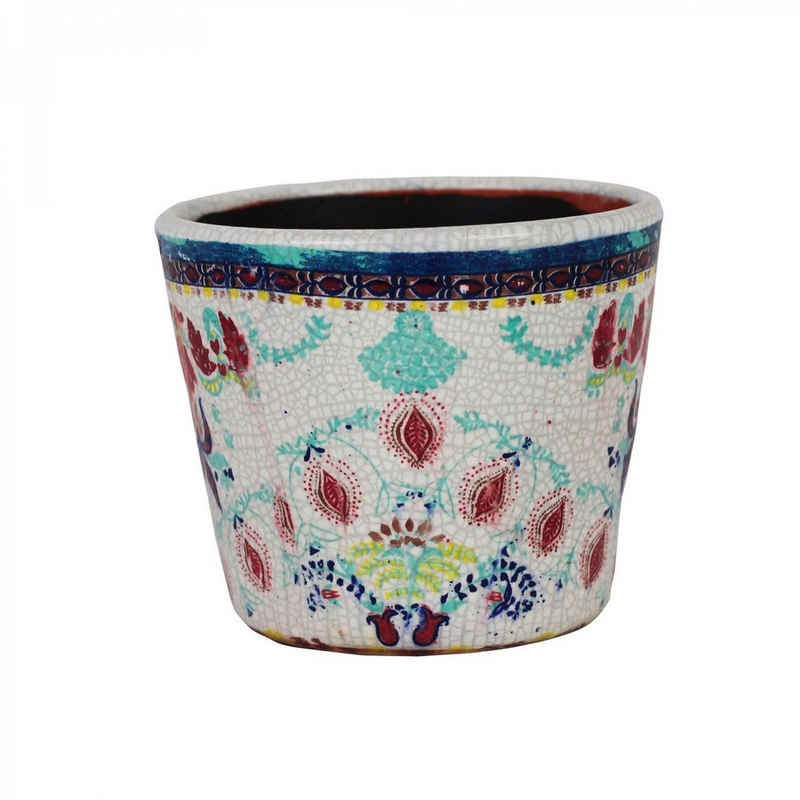 mitienda Übertopf Blumentopf aus Keramik Asia 14cm