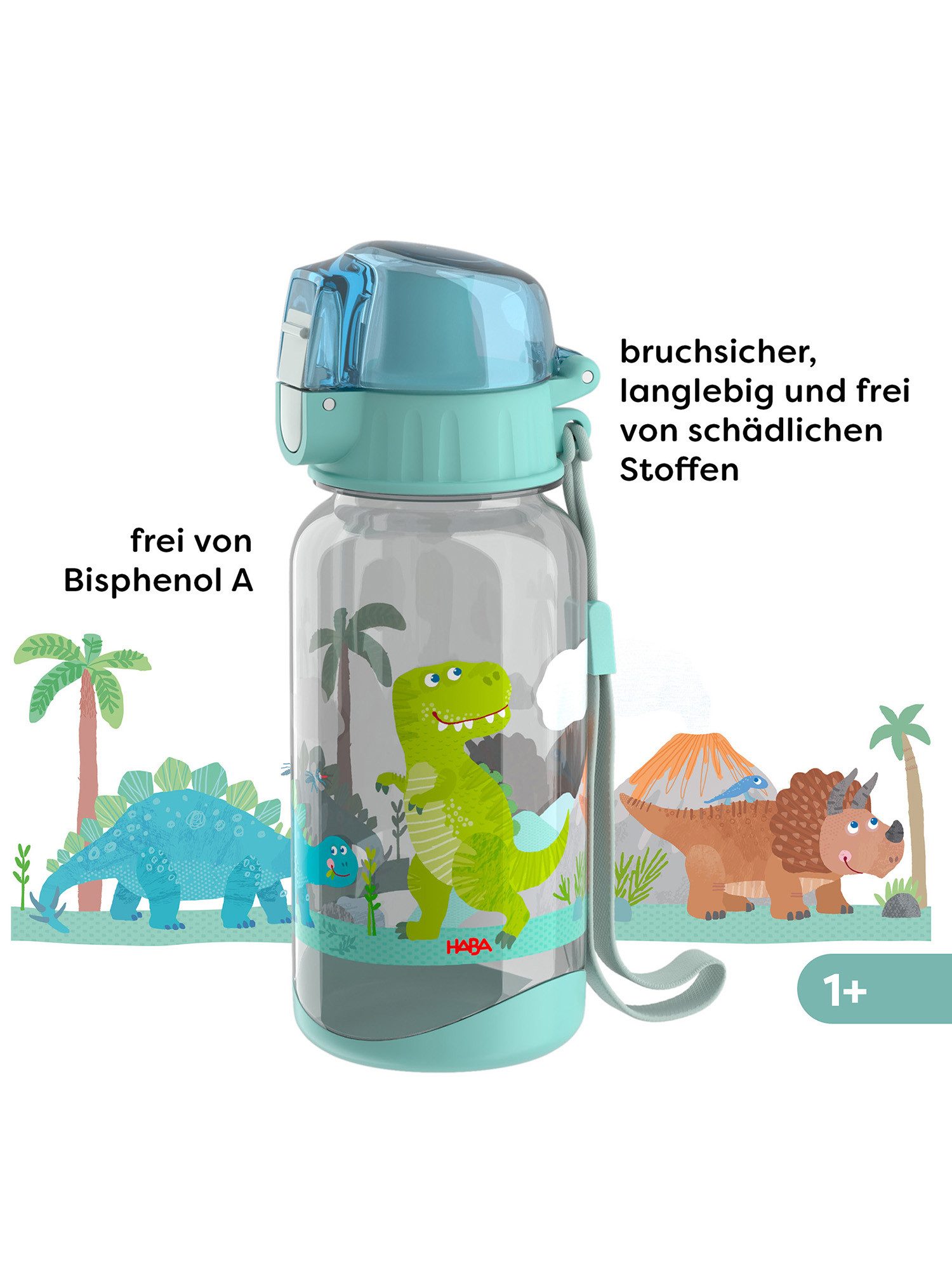Haba Geschirr-Set Trinkflasche & Brotdose im Doppelpack (2-tlg), unisex neutral – Bild 4 von 5